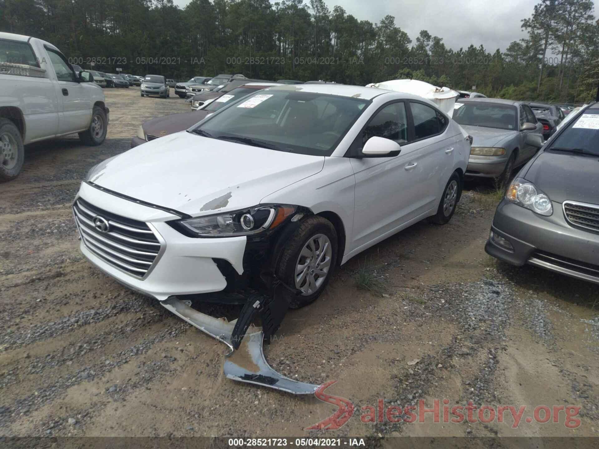 5NPD74LF6JH235401 2018 HYUNDAI ELANTRA