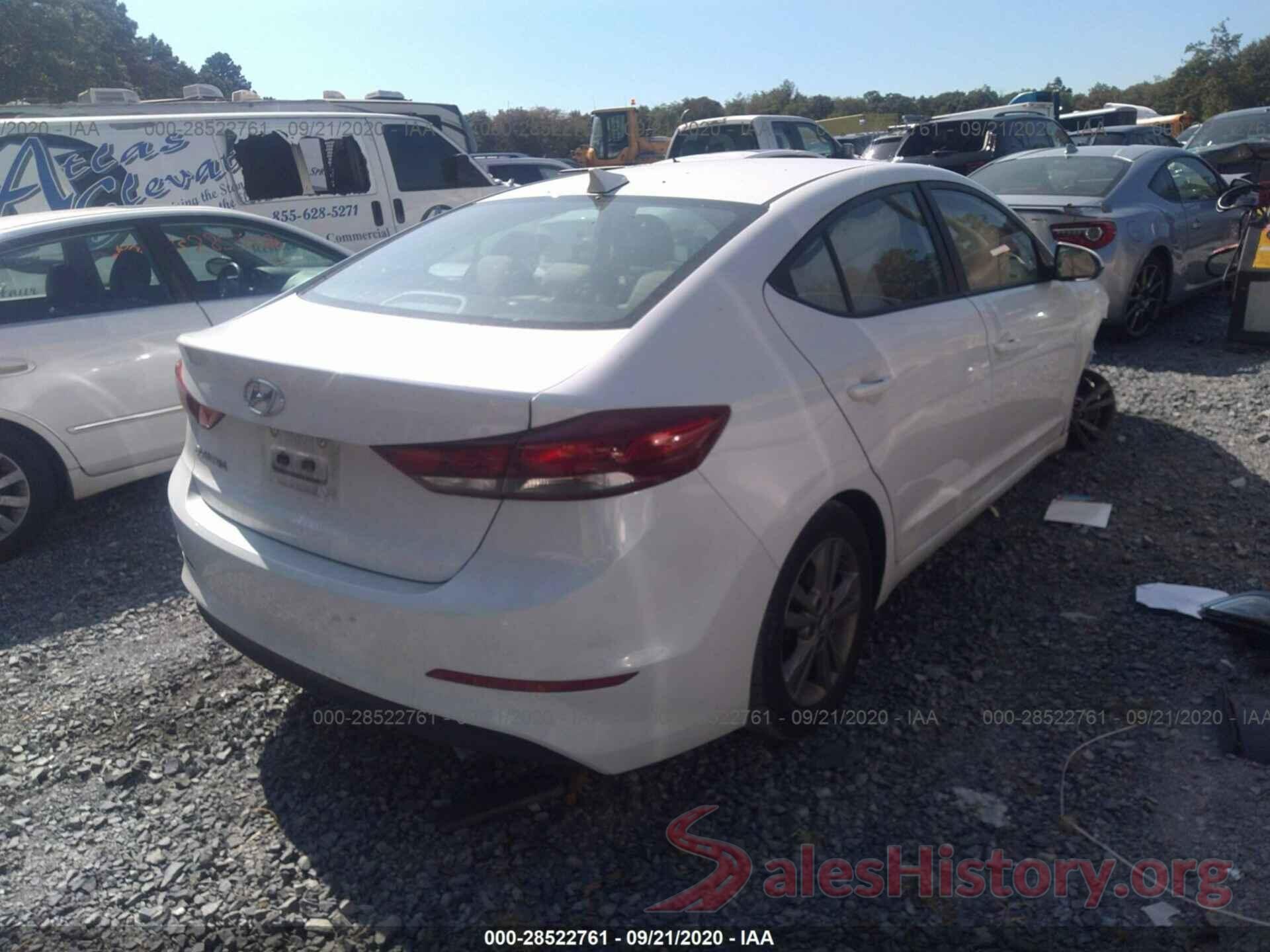 5NPD84LF5JH380541 2018 HYUNDAI ELANTRA