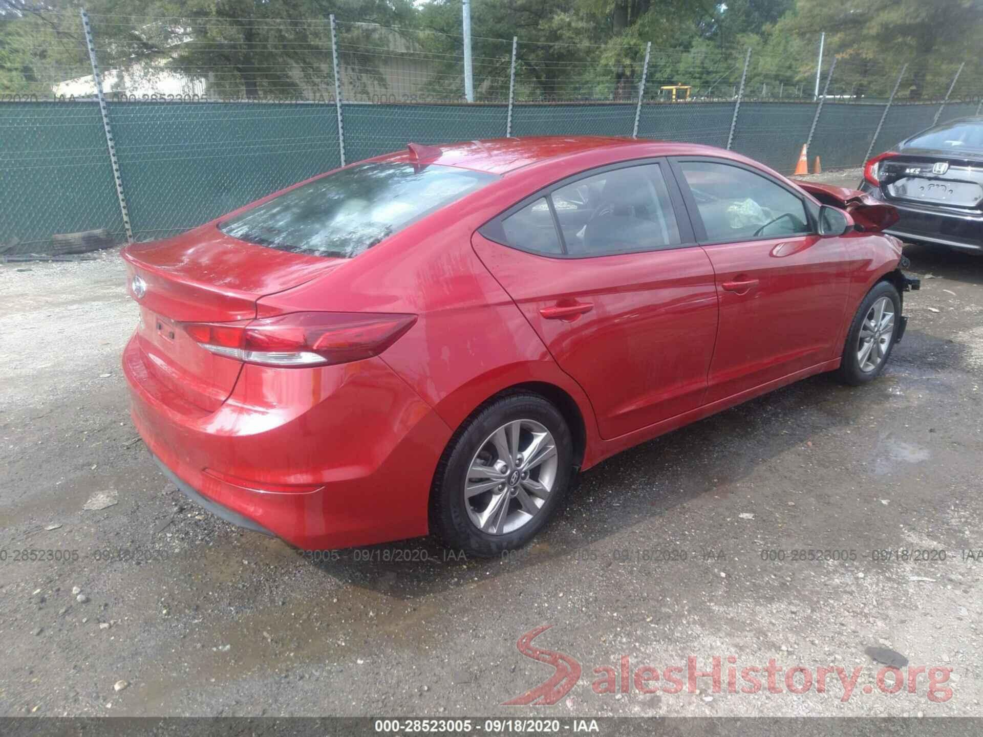 KMHD84LF5JU697799 2018 HYUNDAI ELANTRA