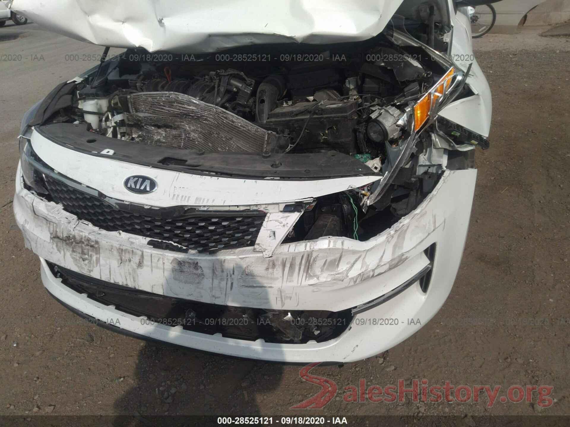 5XXGU4L30GG009483 2016 KIA OPTIMA