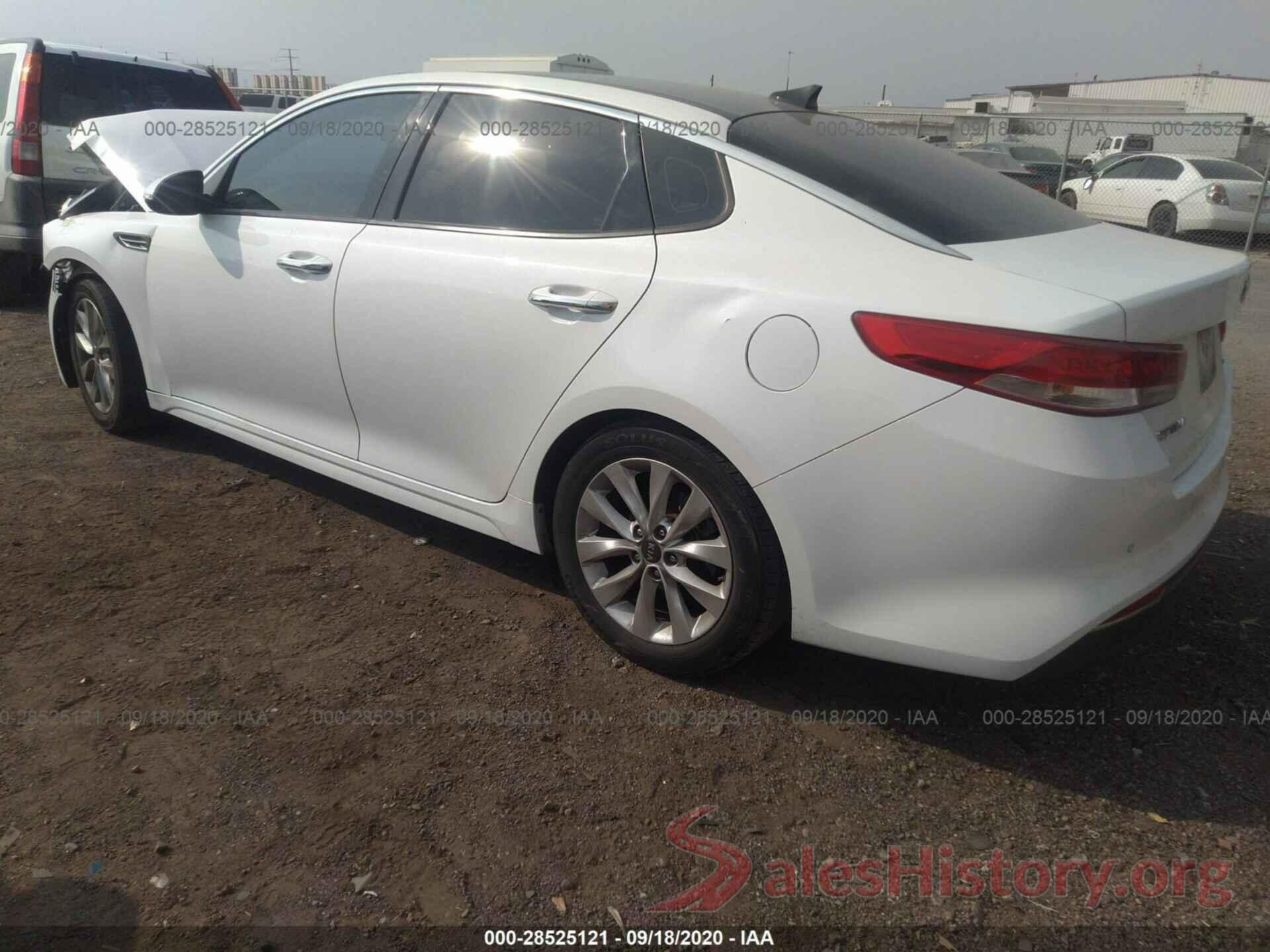 5XXGU4L30GG009483 2016 KIA OPTIMA