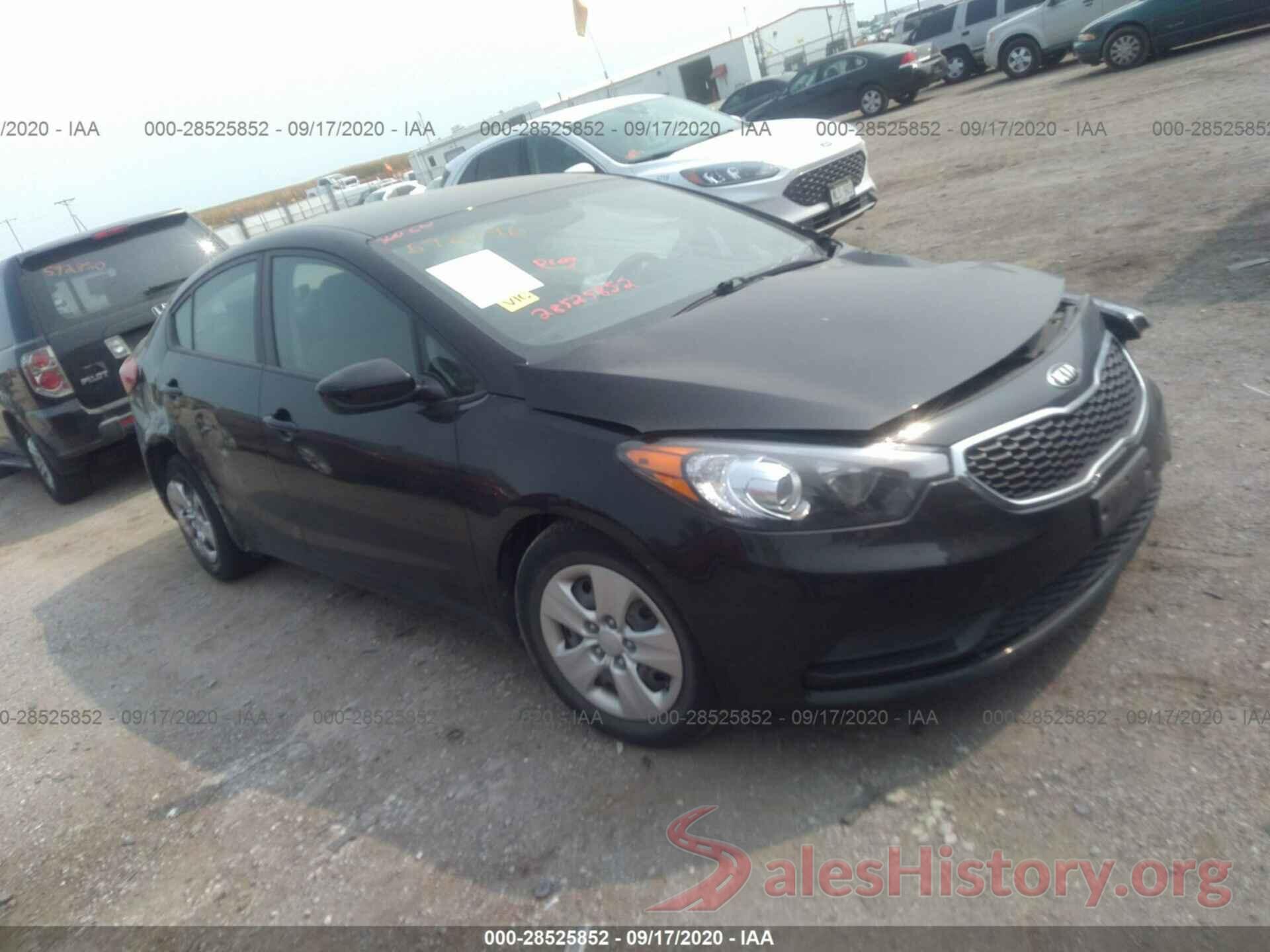 KNAFK4A62G5514036 2016 KIA FORTE