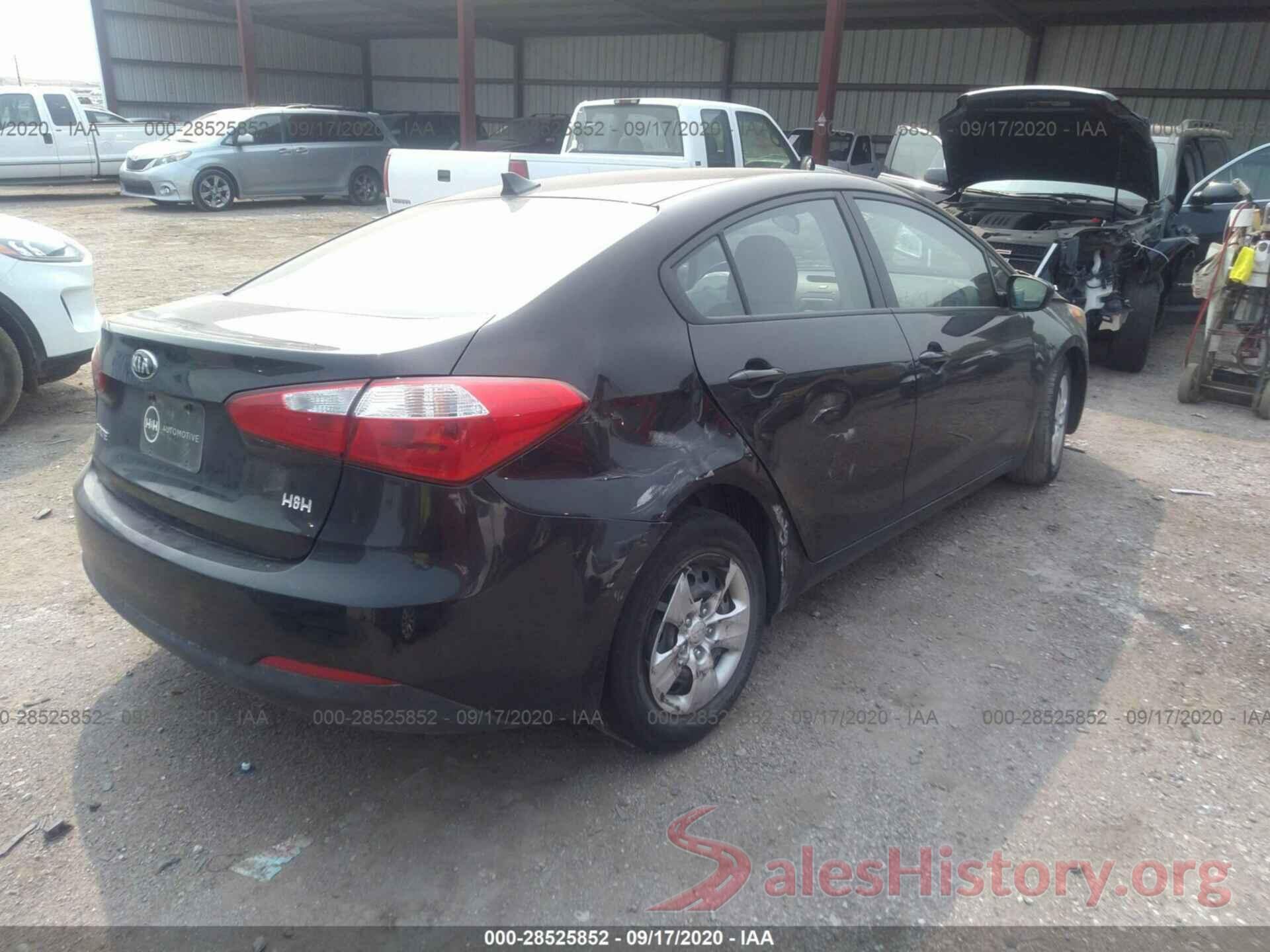 KNAFK4A62G5514036 2016 KIA FORTE