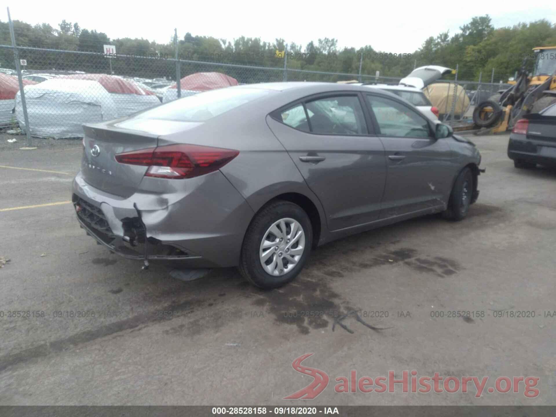 5NPD74LFXLH542881 2020 HYUNDAI ELANTRA