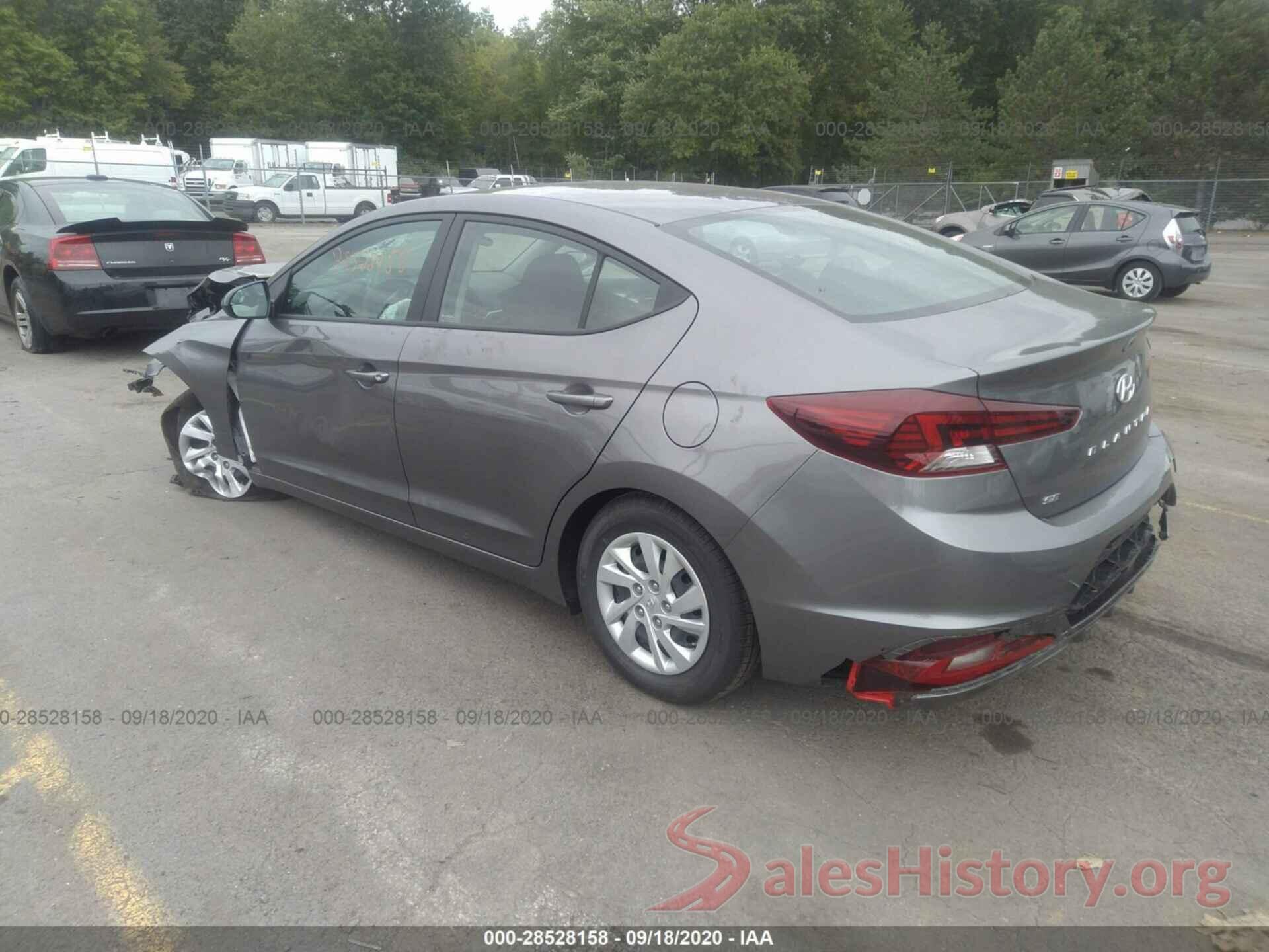 5NPD74LFXLH542881 2020 HYUNDAI ELANTRA