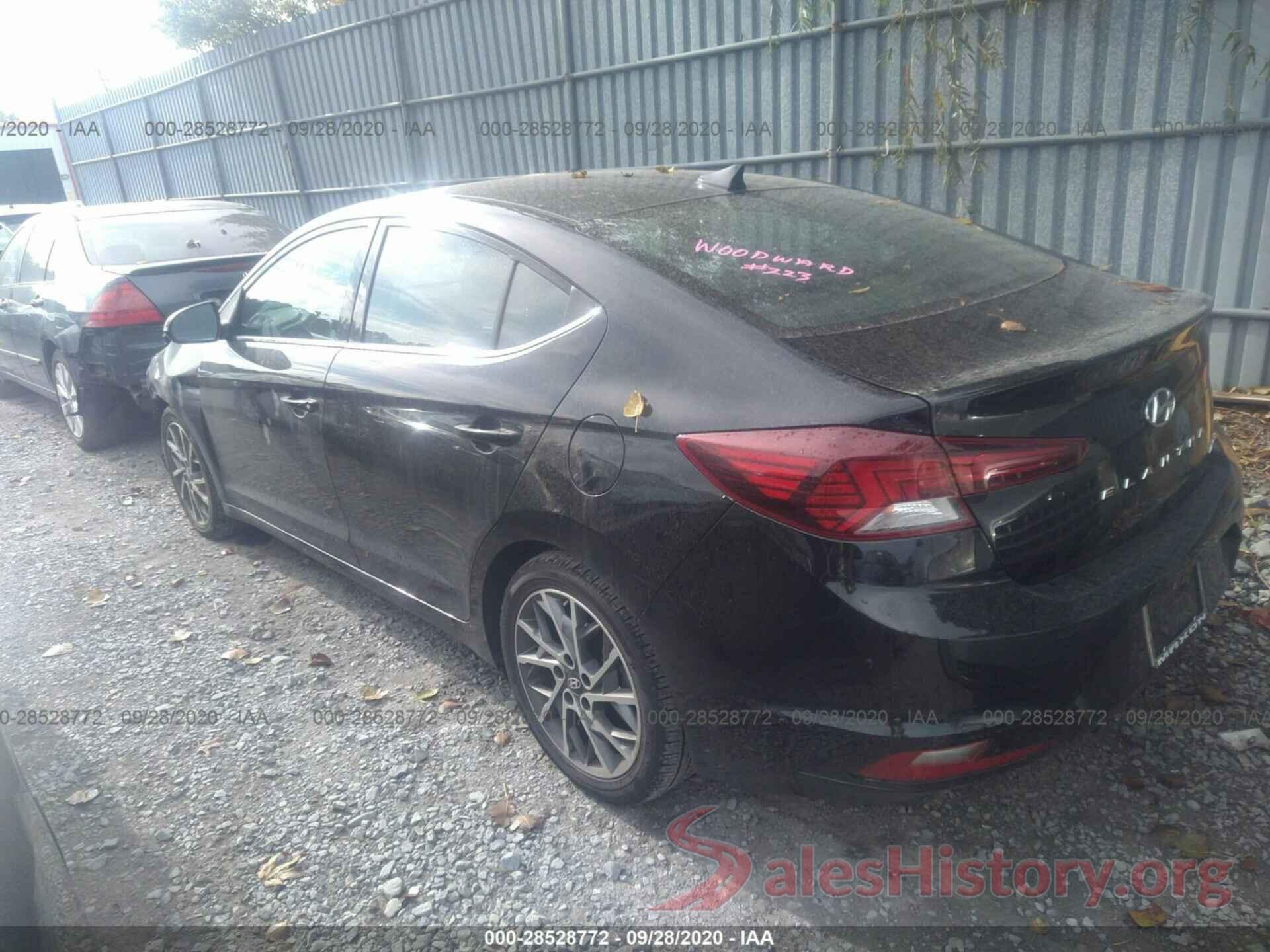 KMHD84LF7KU785867 2019 HYUNDAI ELANTRA