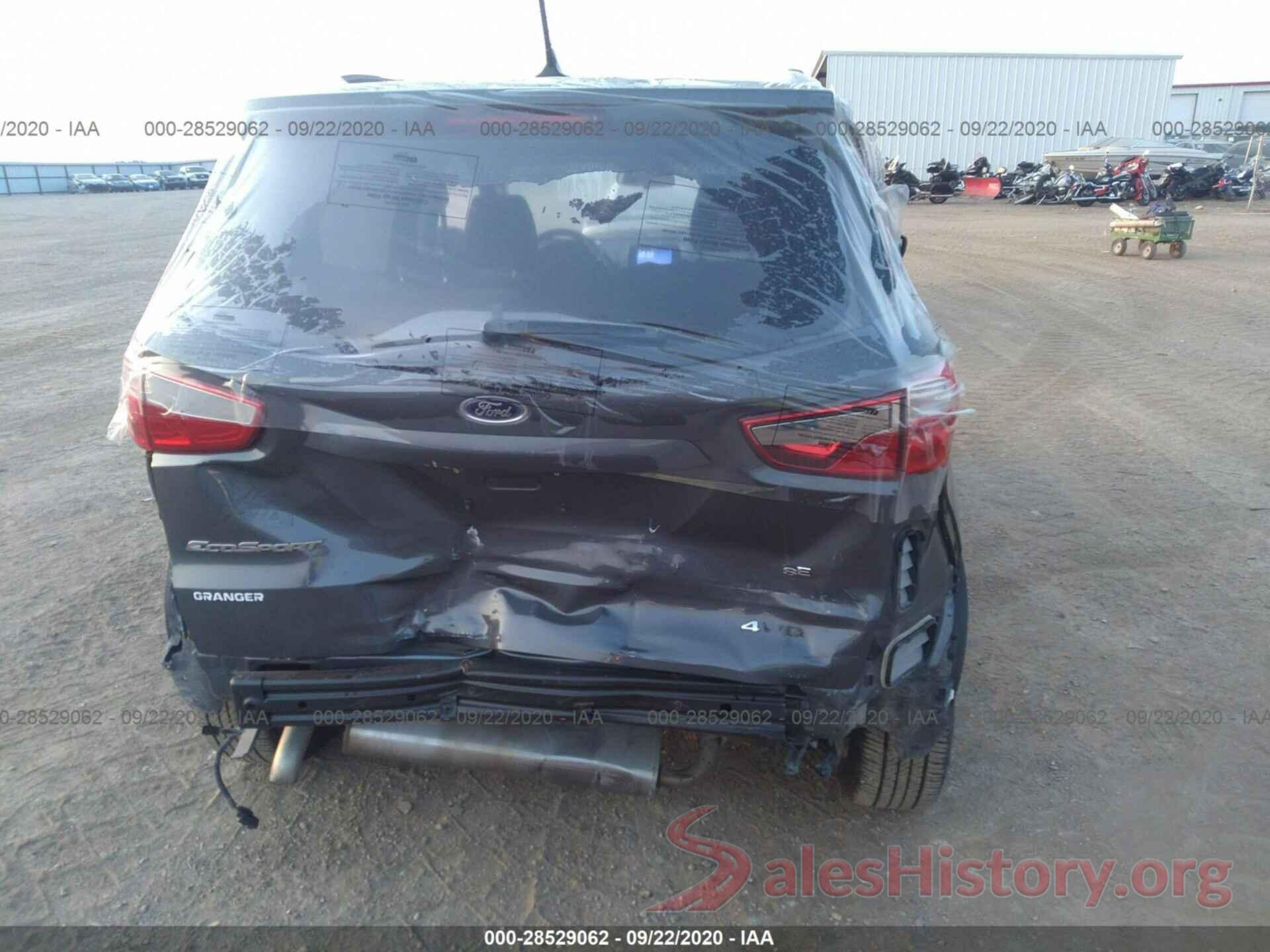 MAJ6S3GL5KC282228 2019 FORD ECOSPORT