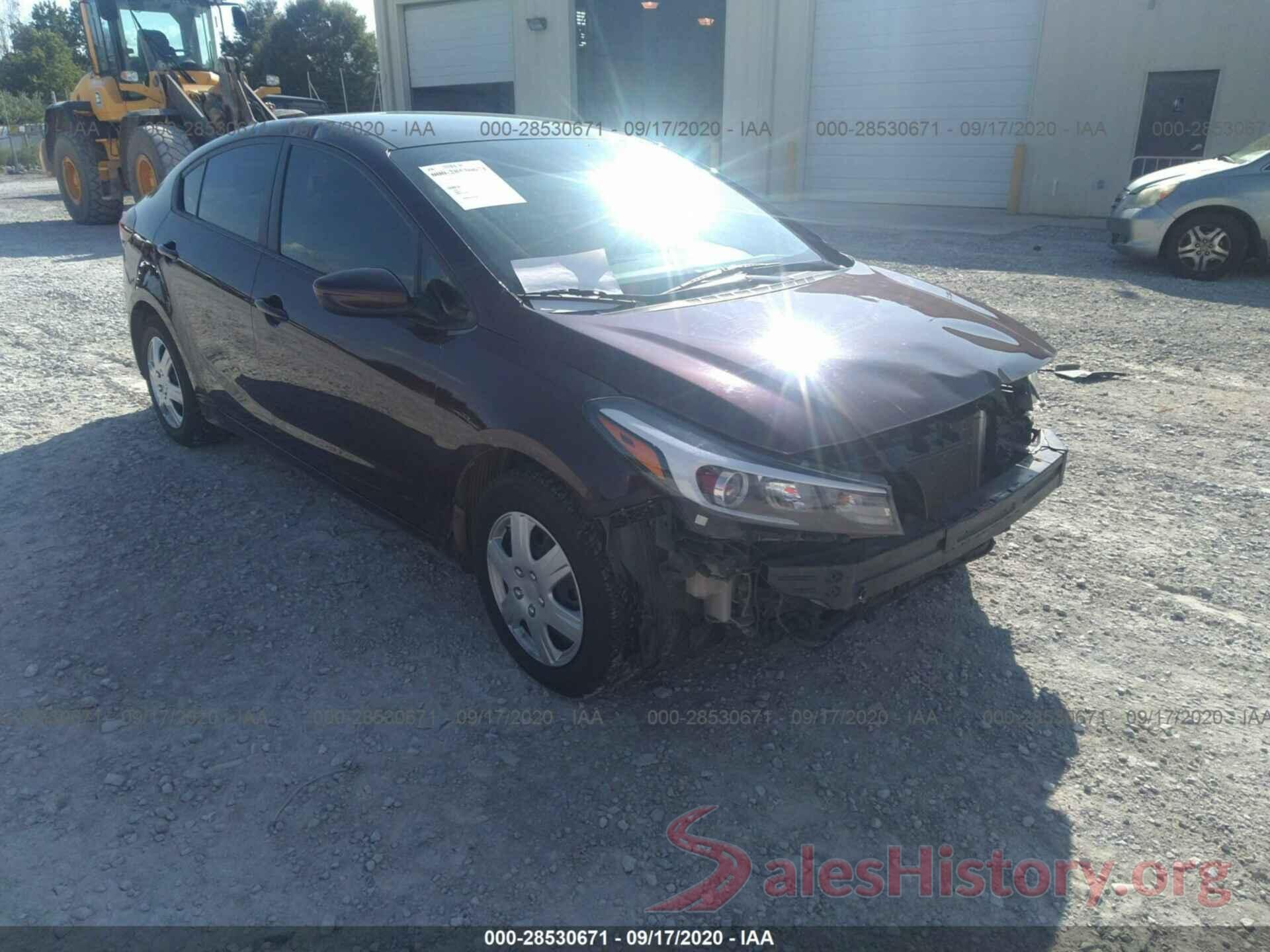 3KPFK4A71JE204242 2018 KIA FORTE