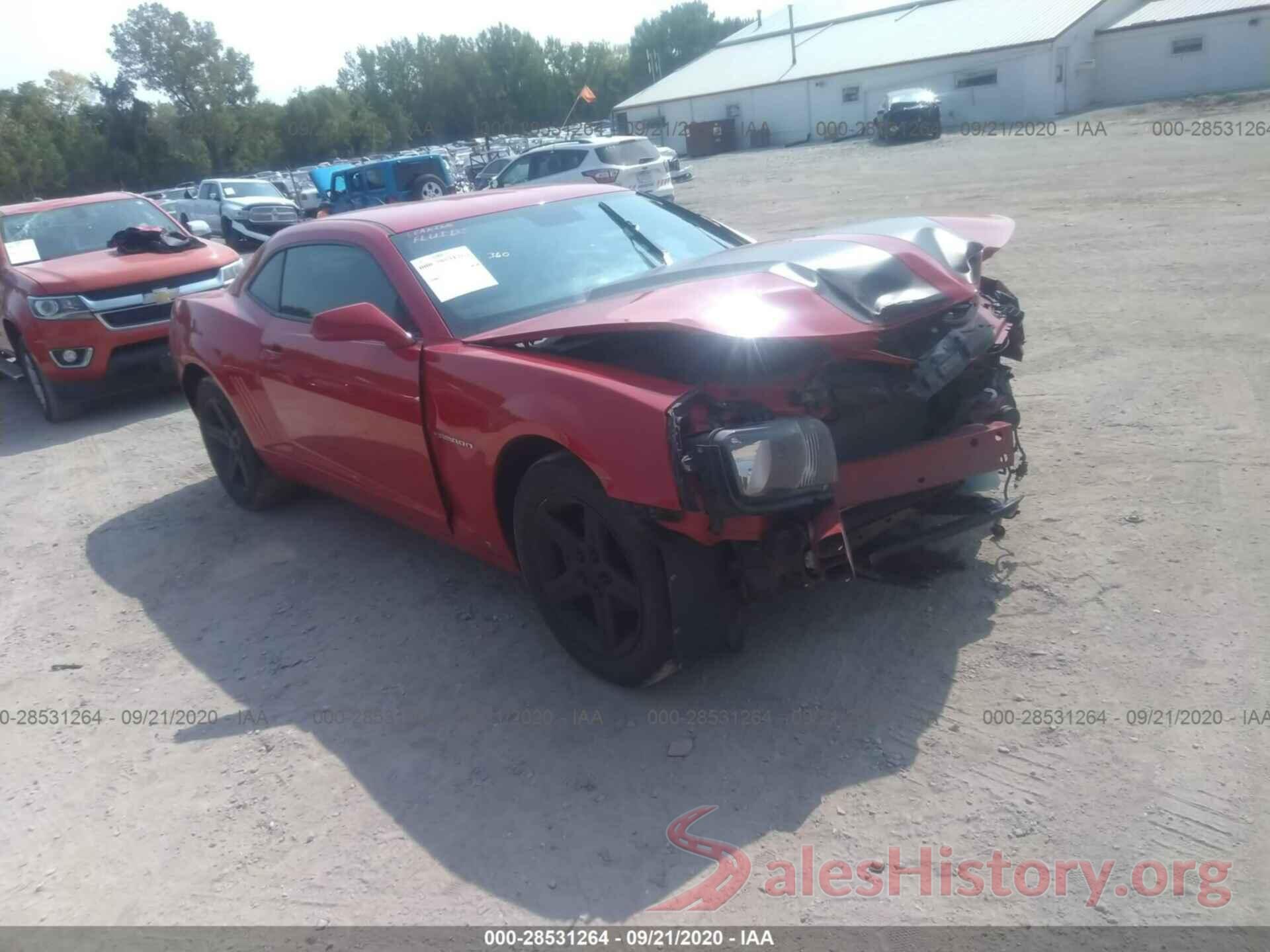 2G1FA1EV2A9125325 2010 CHEVROLET CAMARO