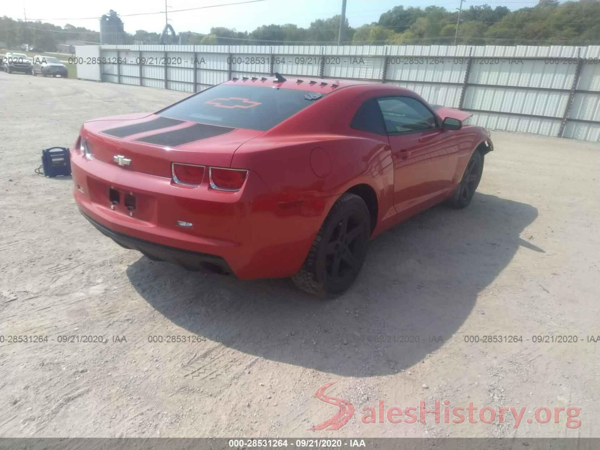 2G1FA1EV2A9125325 2010 CHEVROLET CAMARO