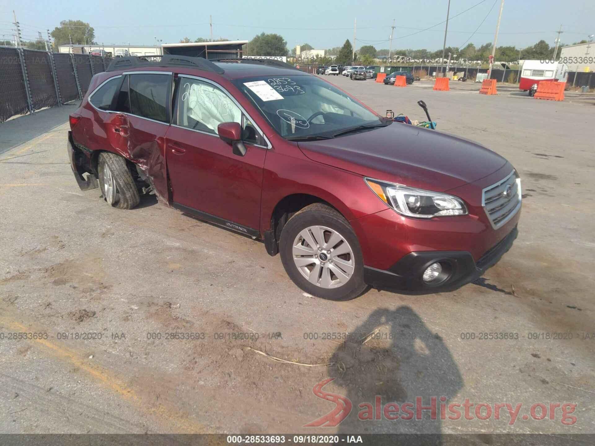 4S4BSADC2H3319757 2017 SUBARU OUTBACK