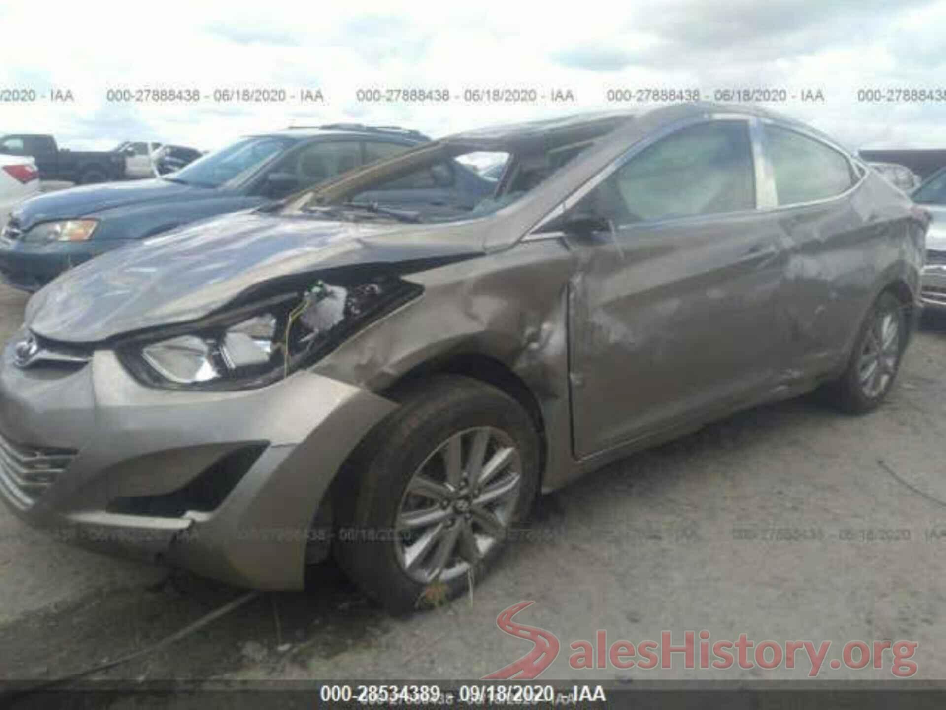 5NPDH4AE1GH756624 2016 HYUNDAI ELANTRA