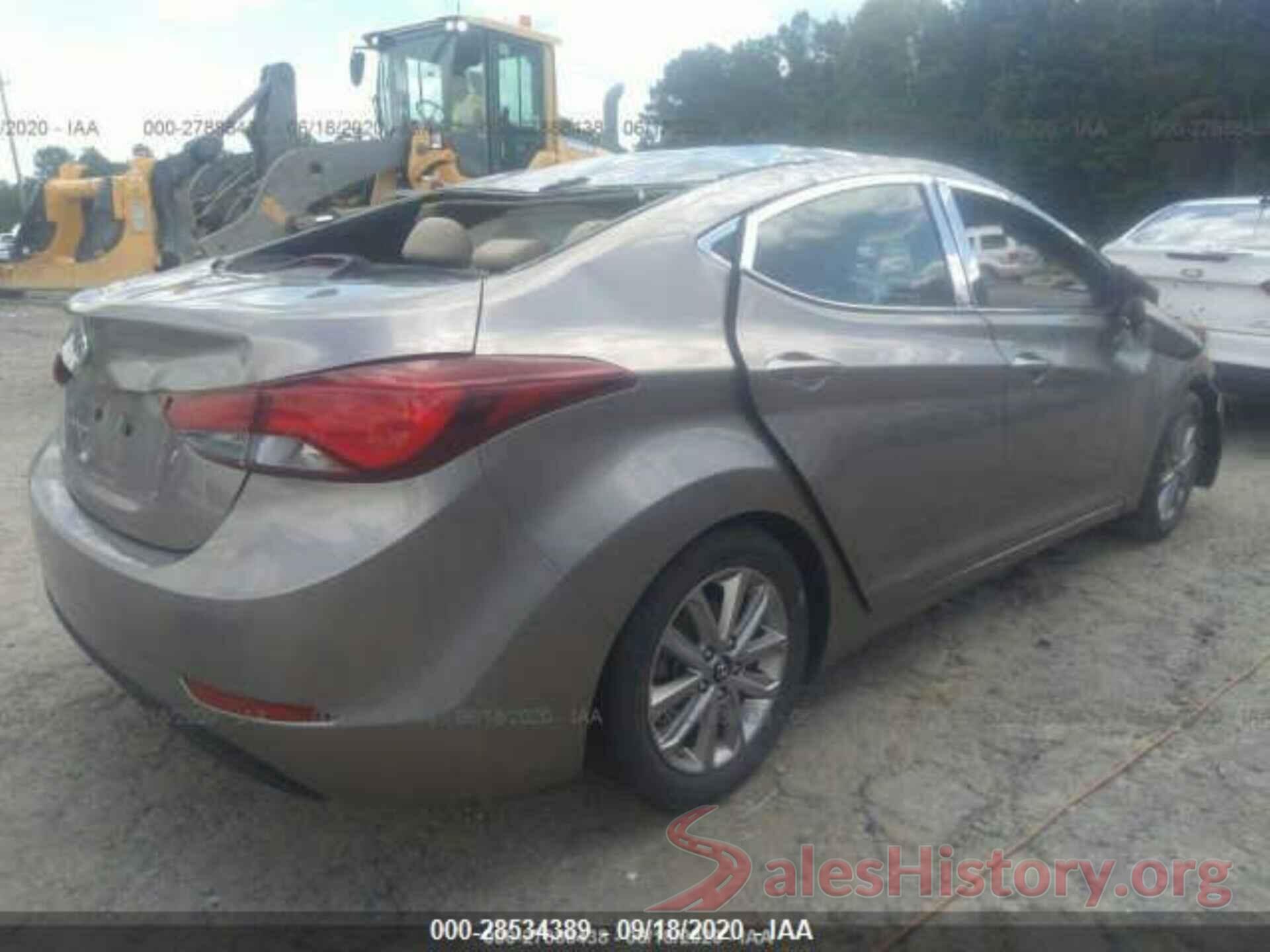 5NPDH4AE1GH756624 2016 HYUNDAI ELANTRA