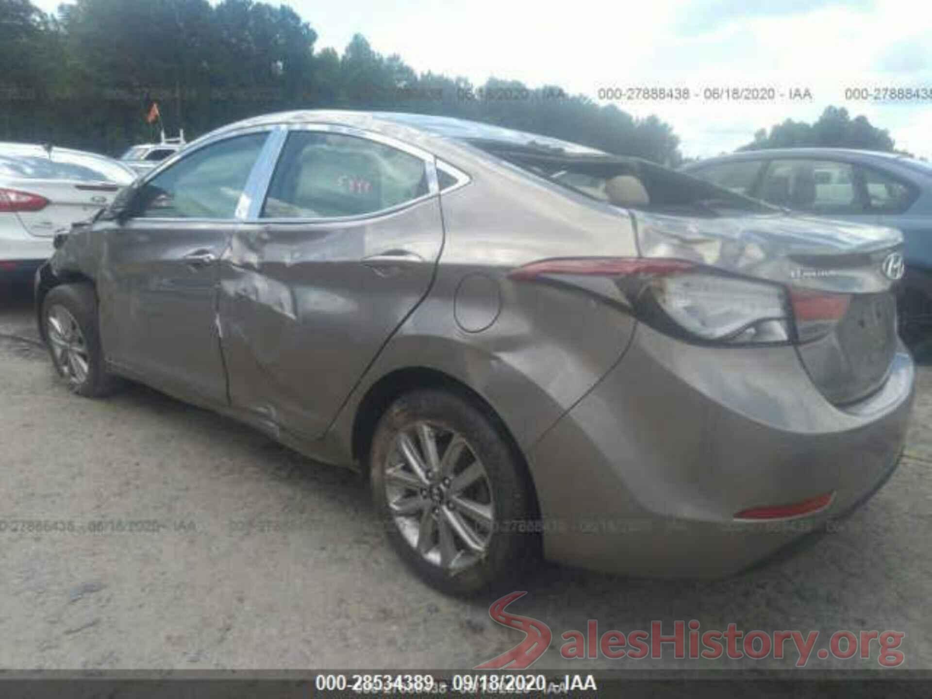 5NPDH4AE1GH756624 2016 HYUNDAI ELANTRA