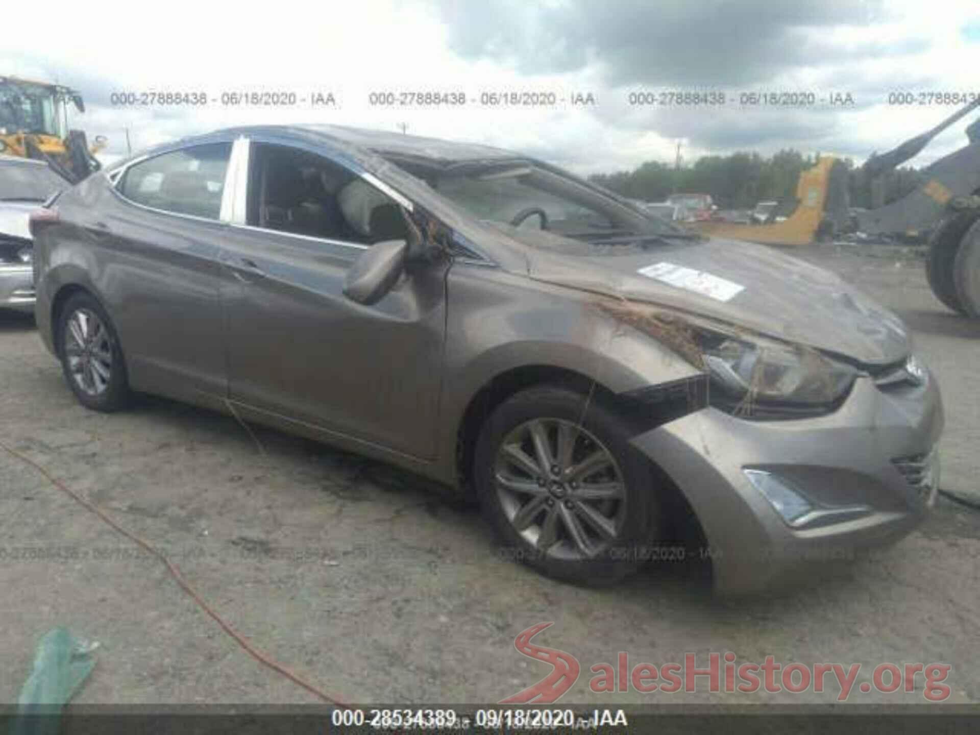 5NPDH4AE1GH756624 2016 HYUNDAI ELANTRA