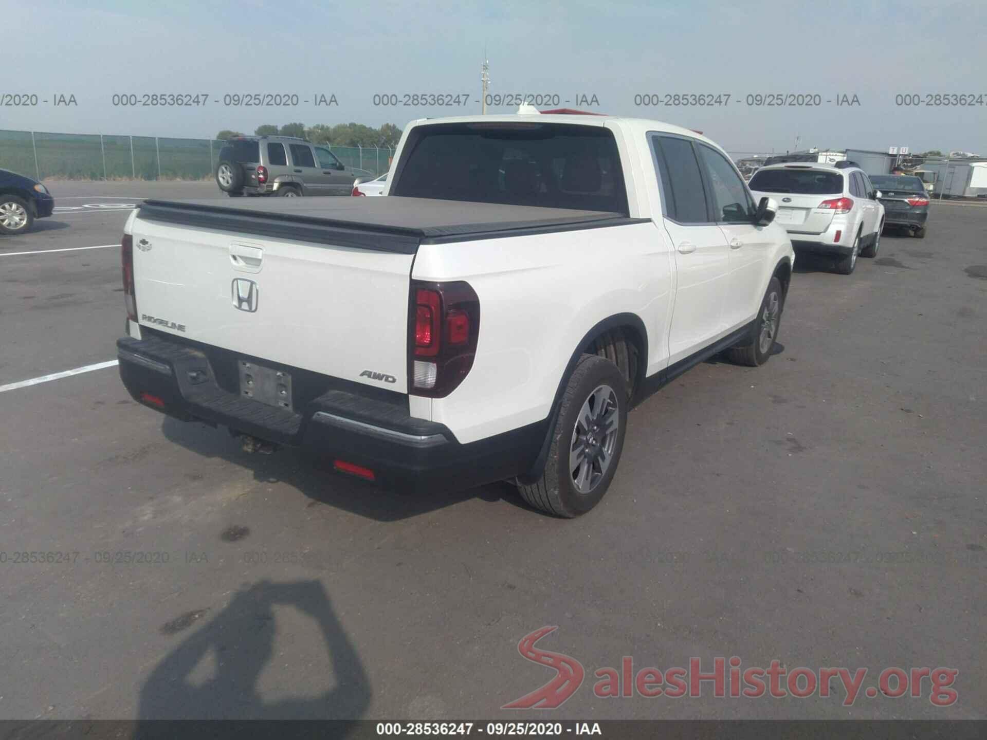 5FPYK3F50HB018214 2017 HONDA RIDGELINE