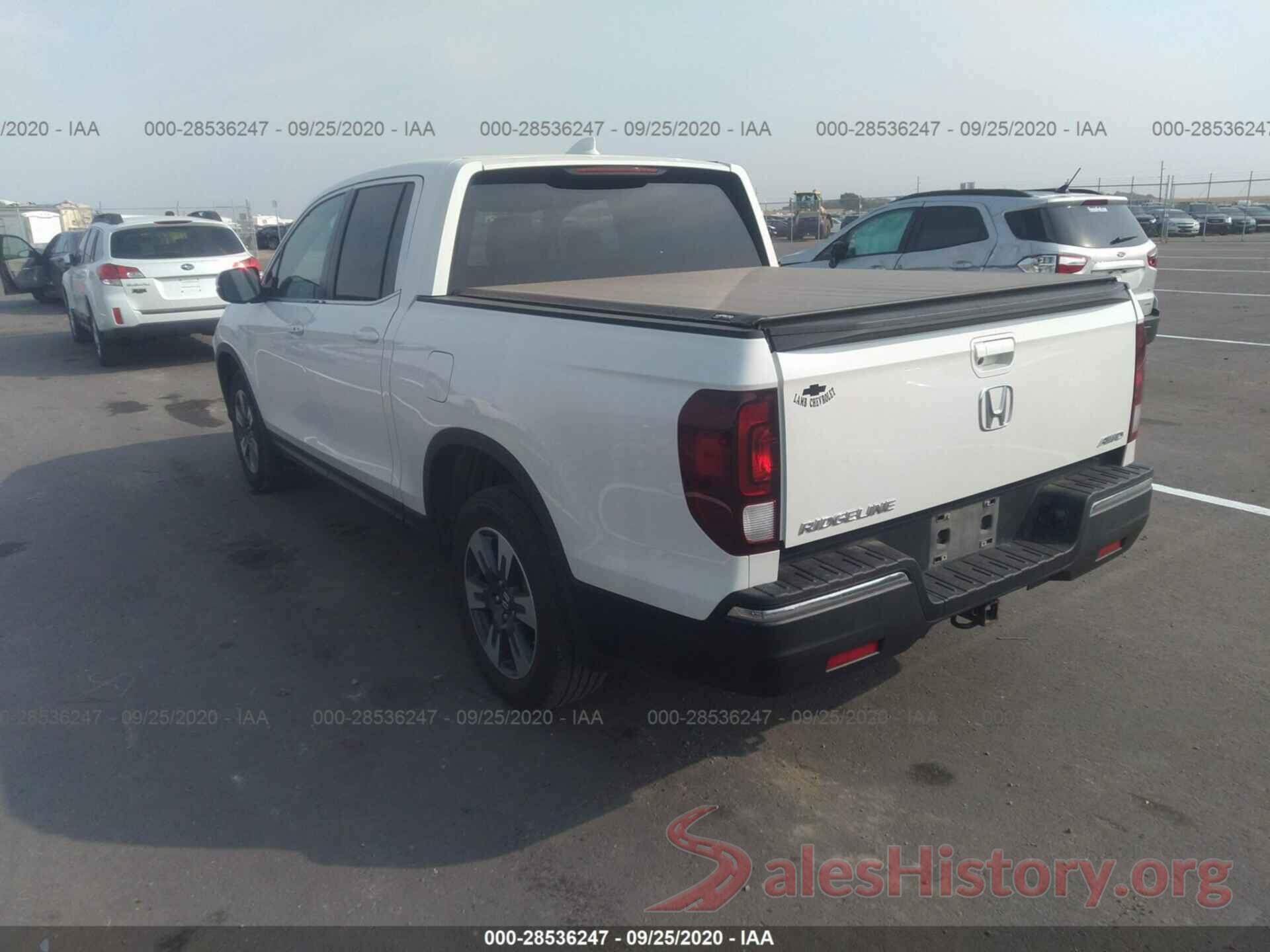 5FPYK3F50HB018214 2017 HONDA RIDGELINE