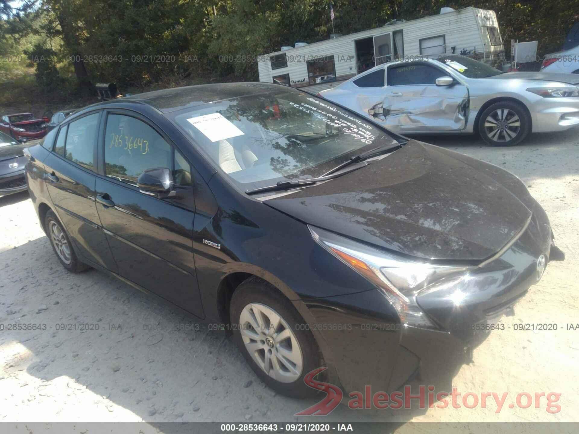 JTDKBRFU5G3001848 2016 TOYOTA PRIUS