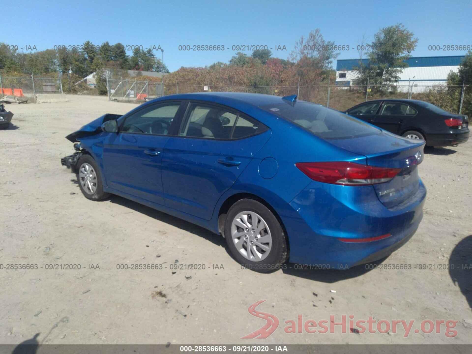 5NPD74LF2HH101916 2017 HYUNDAI ELANTRA