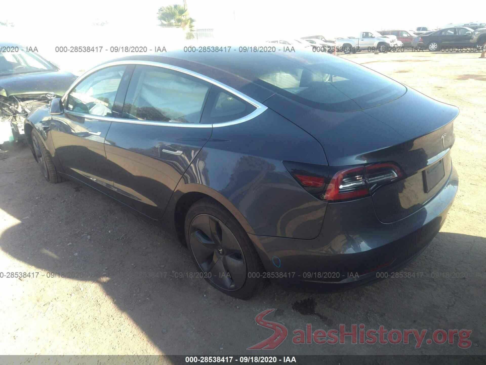 5YJ3E1EAXLF644262 2020 TESLA MODEL 3