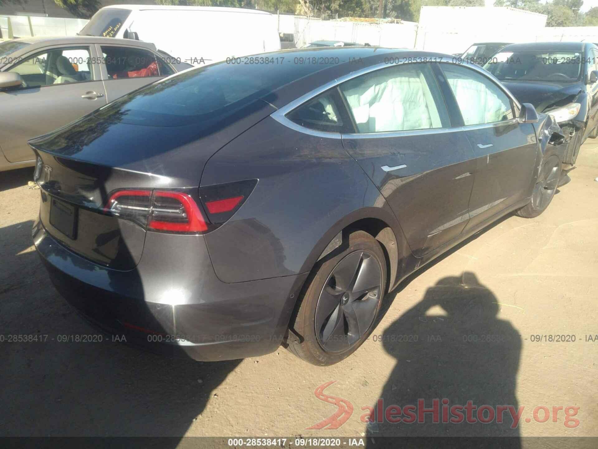 5YJ3E1EAXLF644262 2020 TESLA MODEL 3