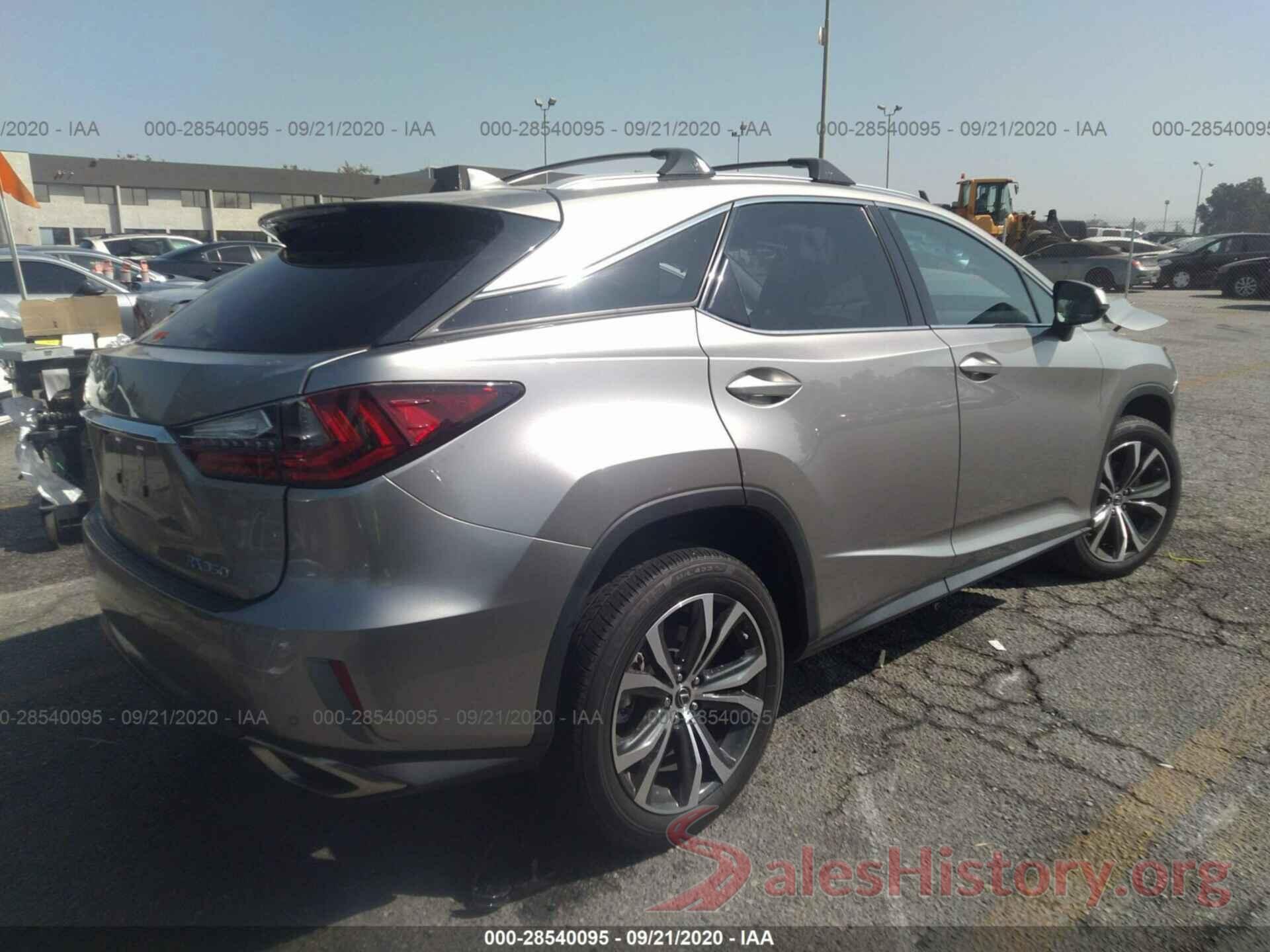 2T2ZZMCA5KC128778 2019 LEXUS RX