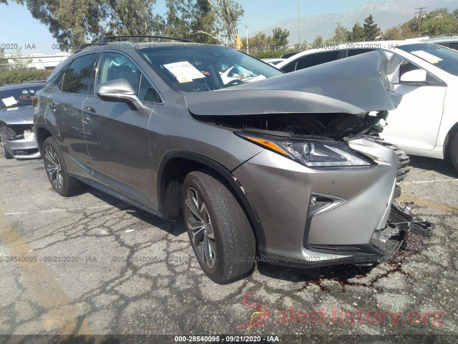 2T2ZZMCA5KC128778 2019 LEXUS RX