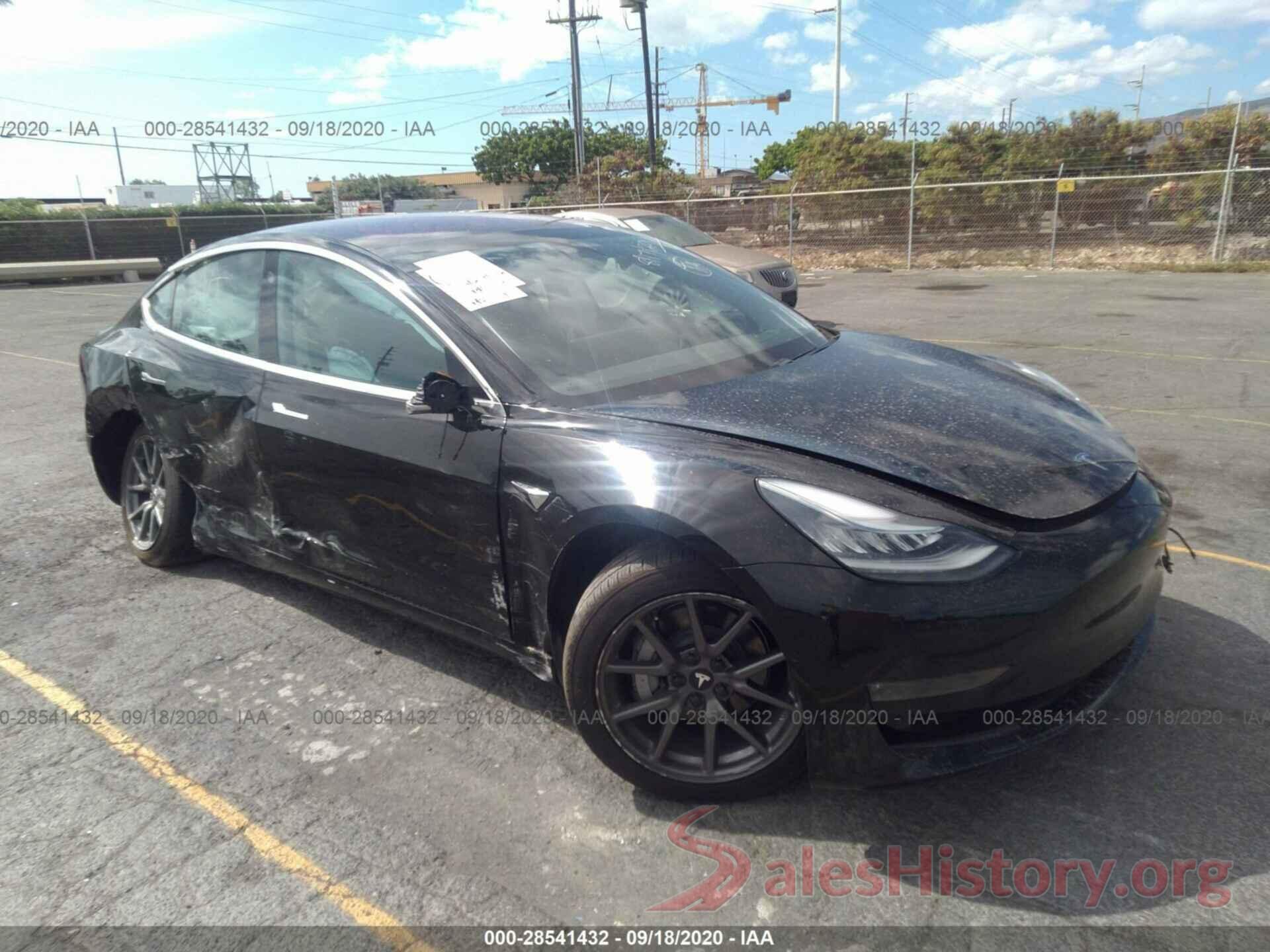 5YJ3E1EA0KF198749 2019 TESLA MODEL 3