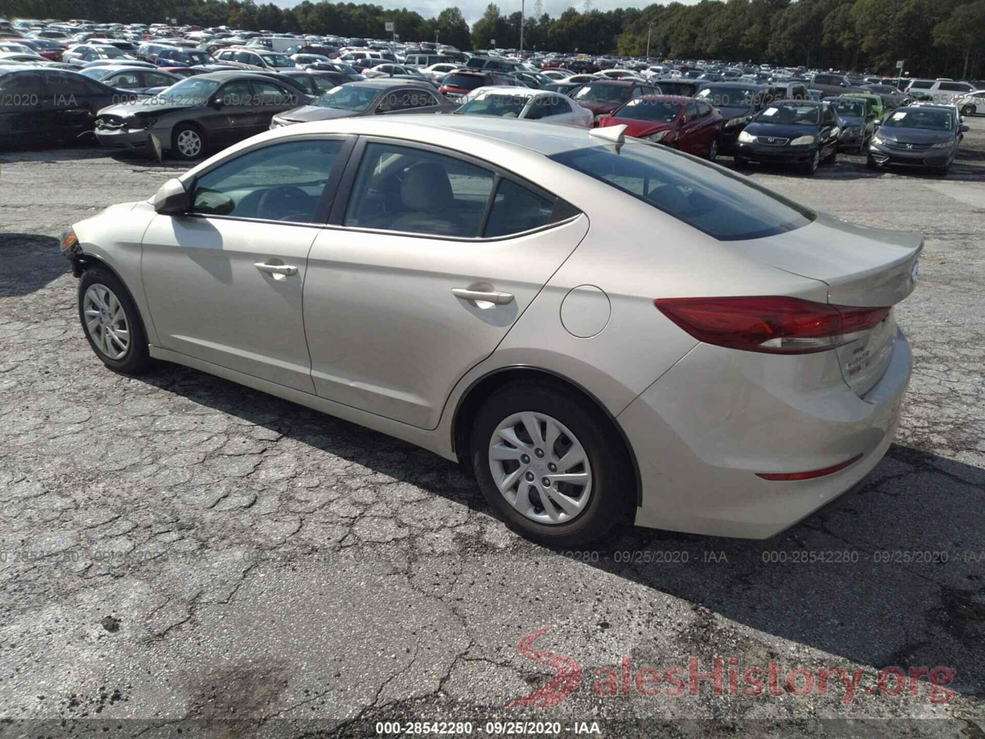 5NPD74LF7HH147225 2017 HYUNDAI ELANTRA