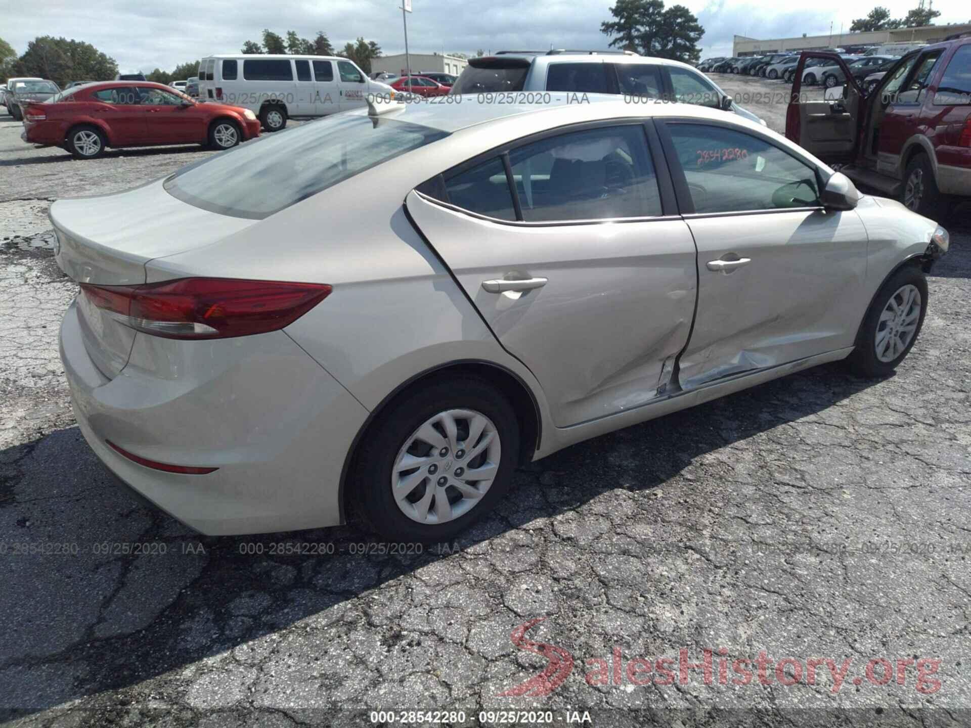 5NPD74LF7HH147225 2017 HYUNDAI ELANTRA