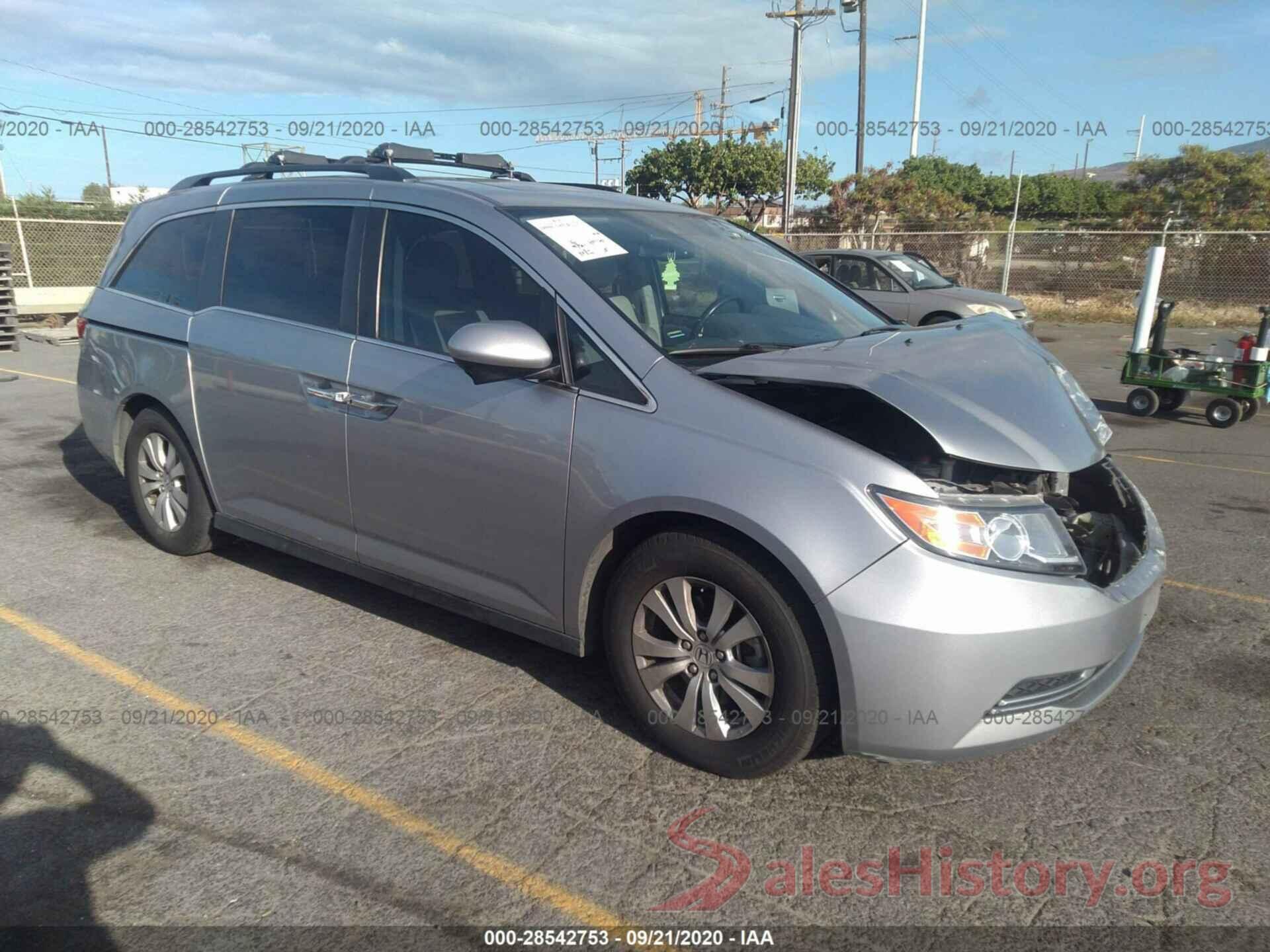 5FNRL5H6XGB060934 2016 HONDA ODYSSEY