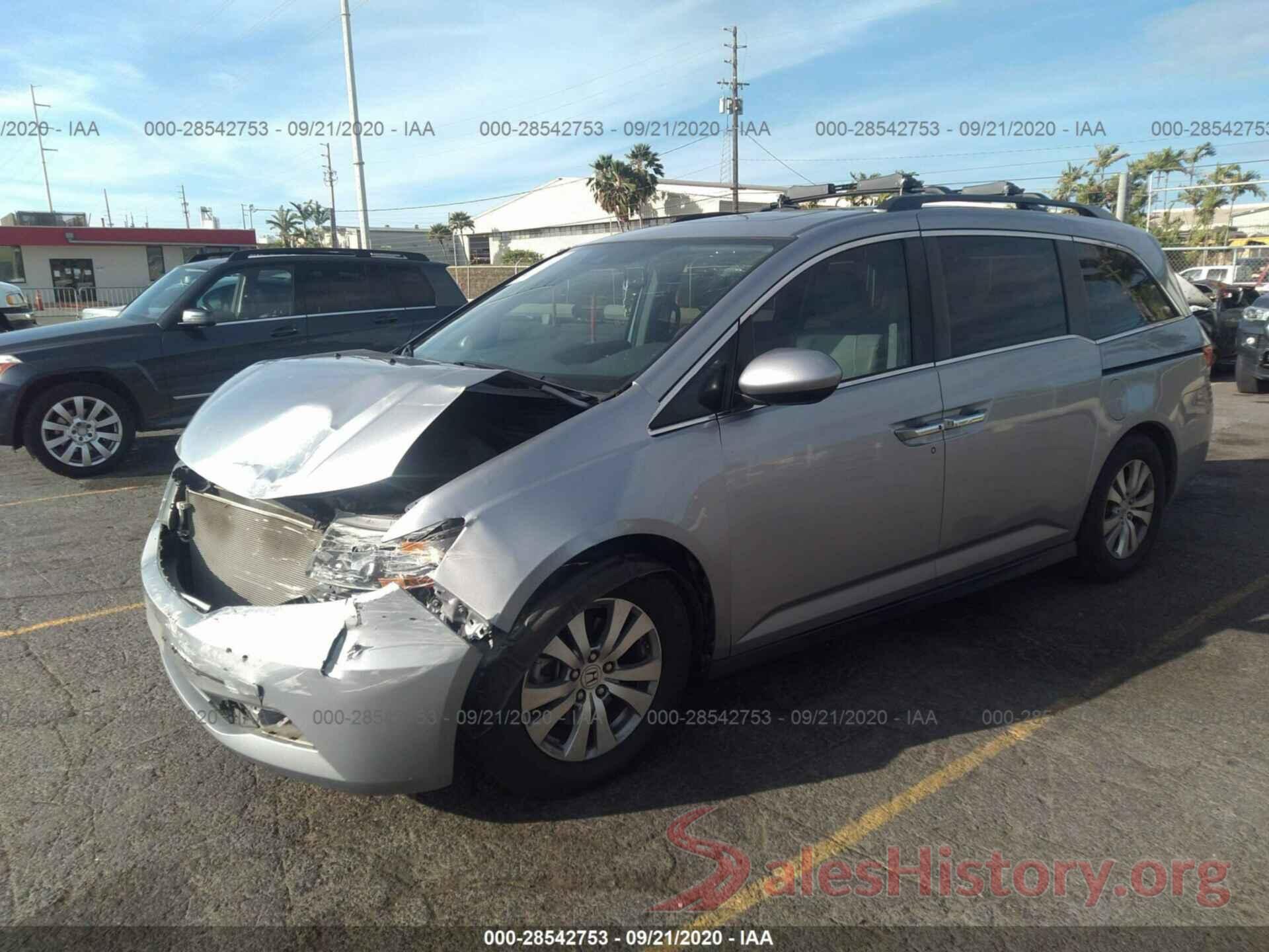 5FNRL5H6XGB060934 2016 HONDA ODYSSEY