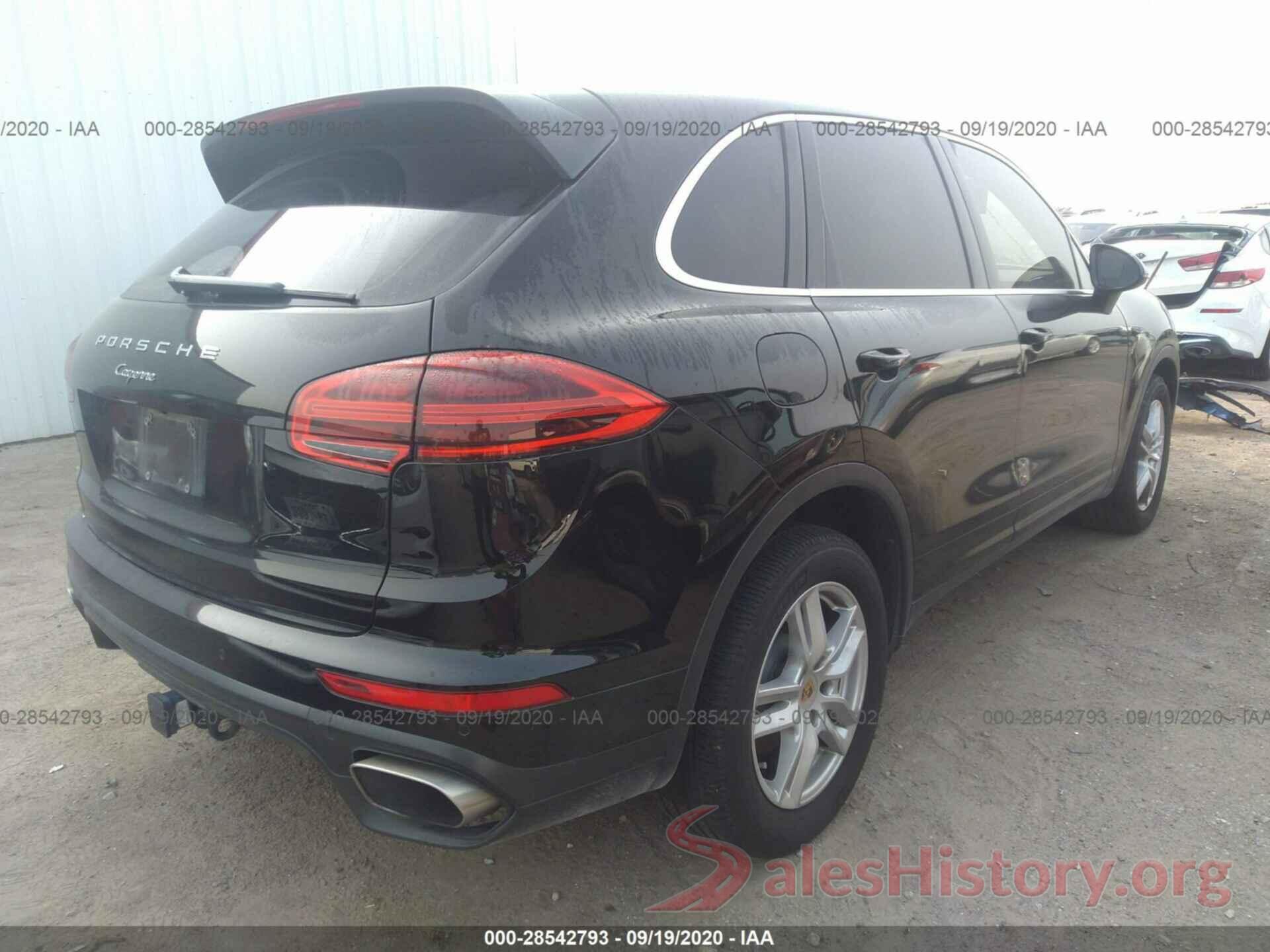 WP1AA2A26GLA11136 2016 PORSCHE CAYENNE