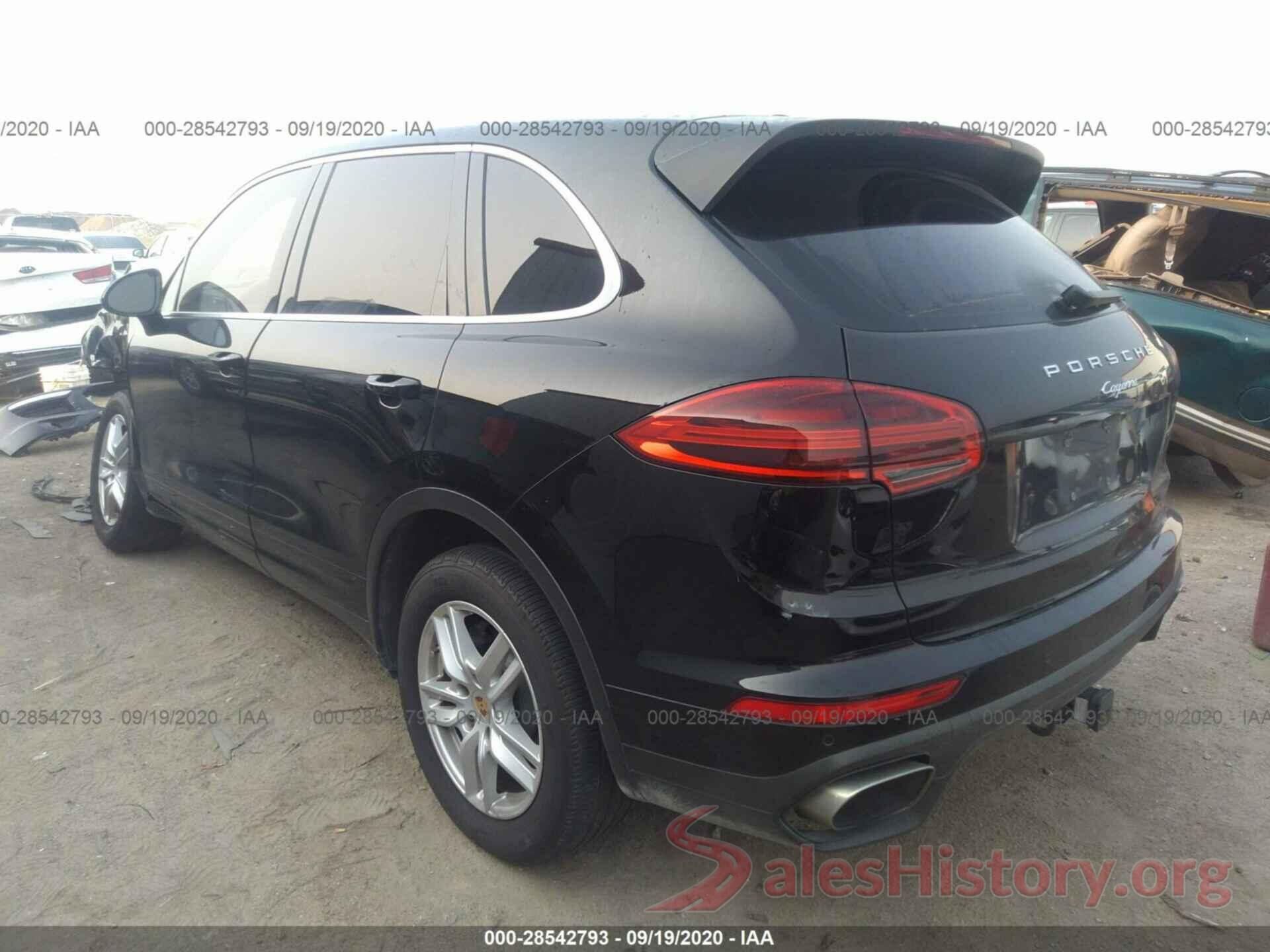 WP1AA2A26GLA11136 2016 PORSCHE CAYENNE