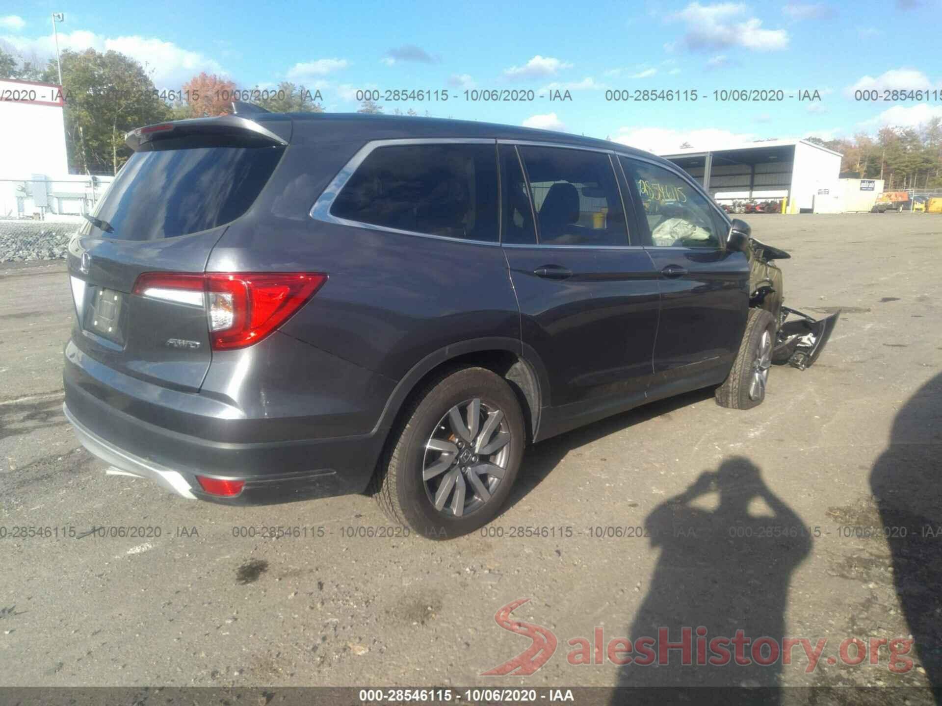 5FNYF6H59KB053465 2019 HONDA PILOT