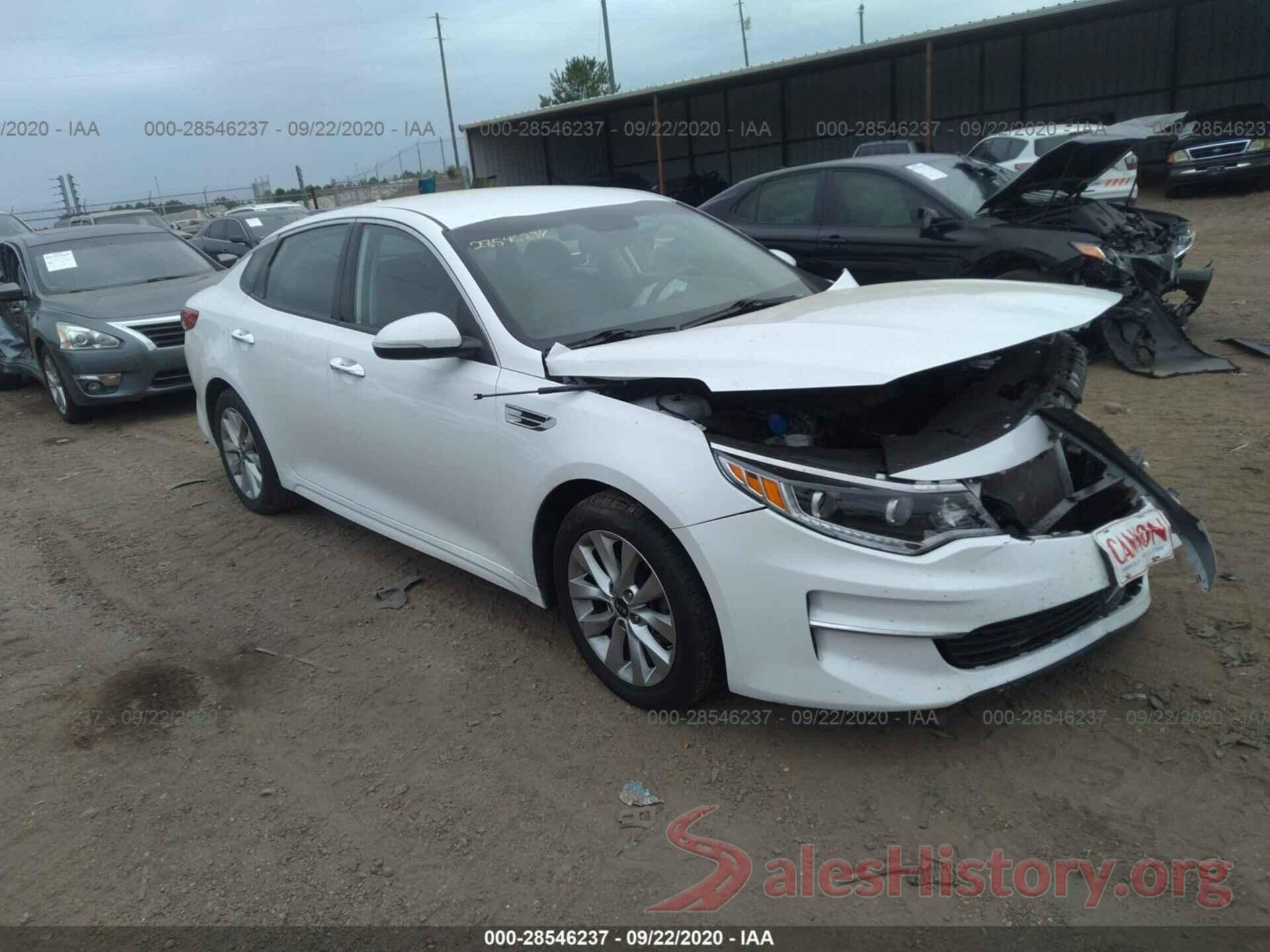 5XXGU4L32GG041383 2016 KIA OPTIMA