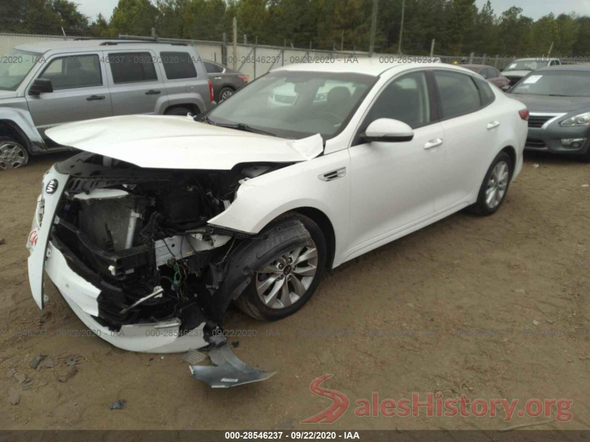 5XXGU4L32GG041383 2016 KIA OPTIMA