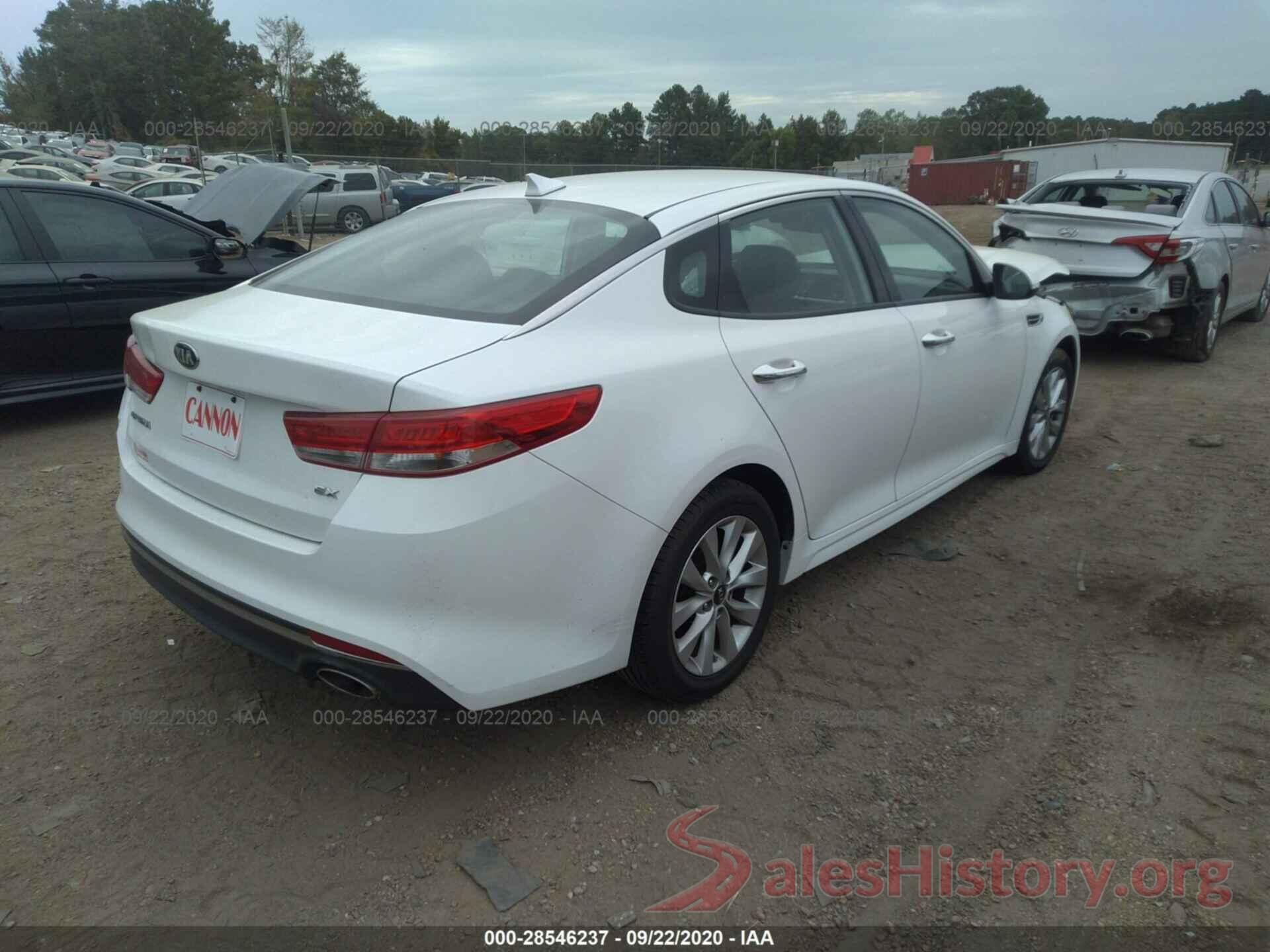 5XXGU4L32GG041383 2016 KIA OPTIMA