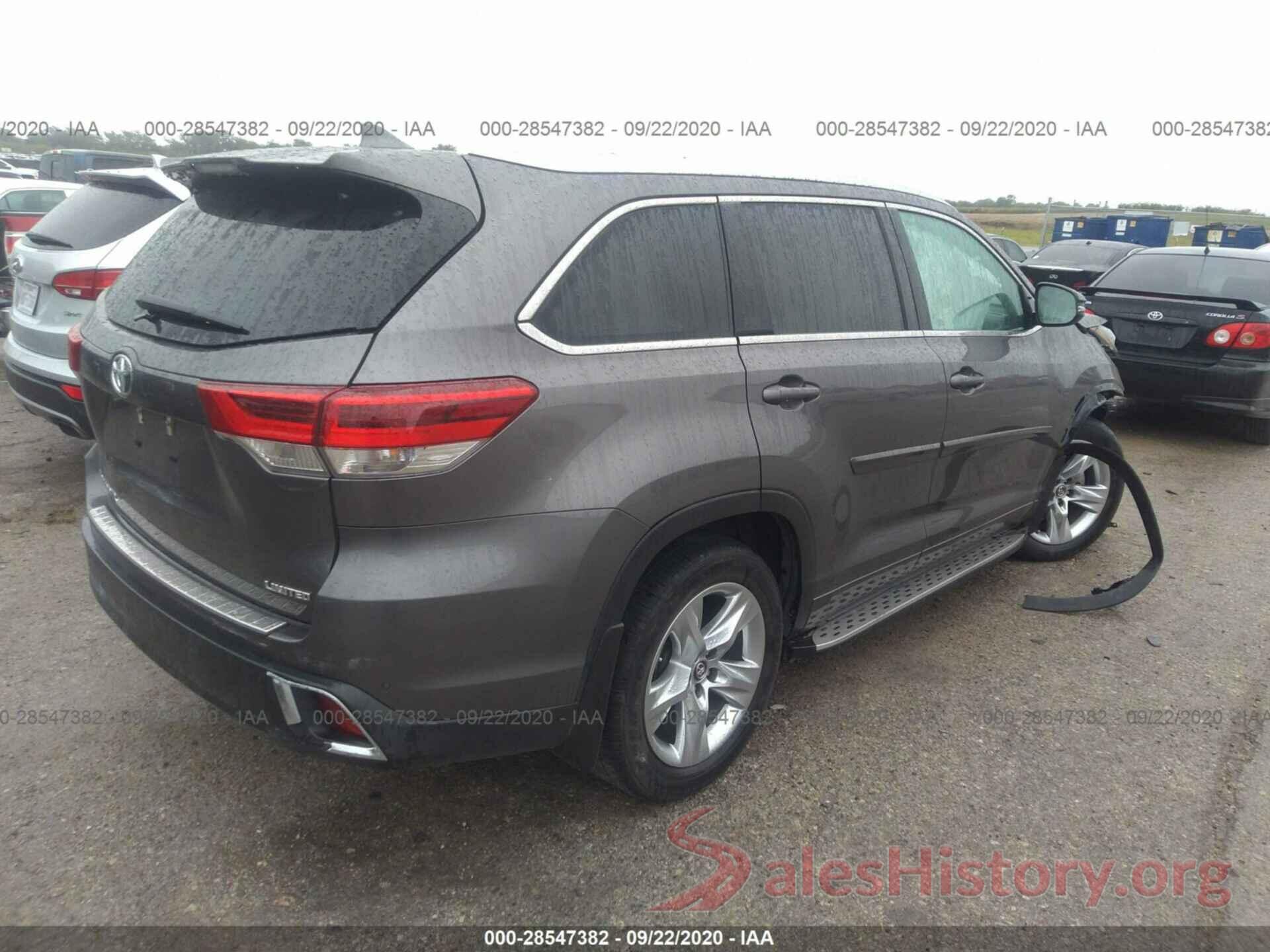 5TDYZRFH6HS194794 2017 TOYOTA HIGHLANDER