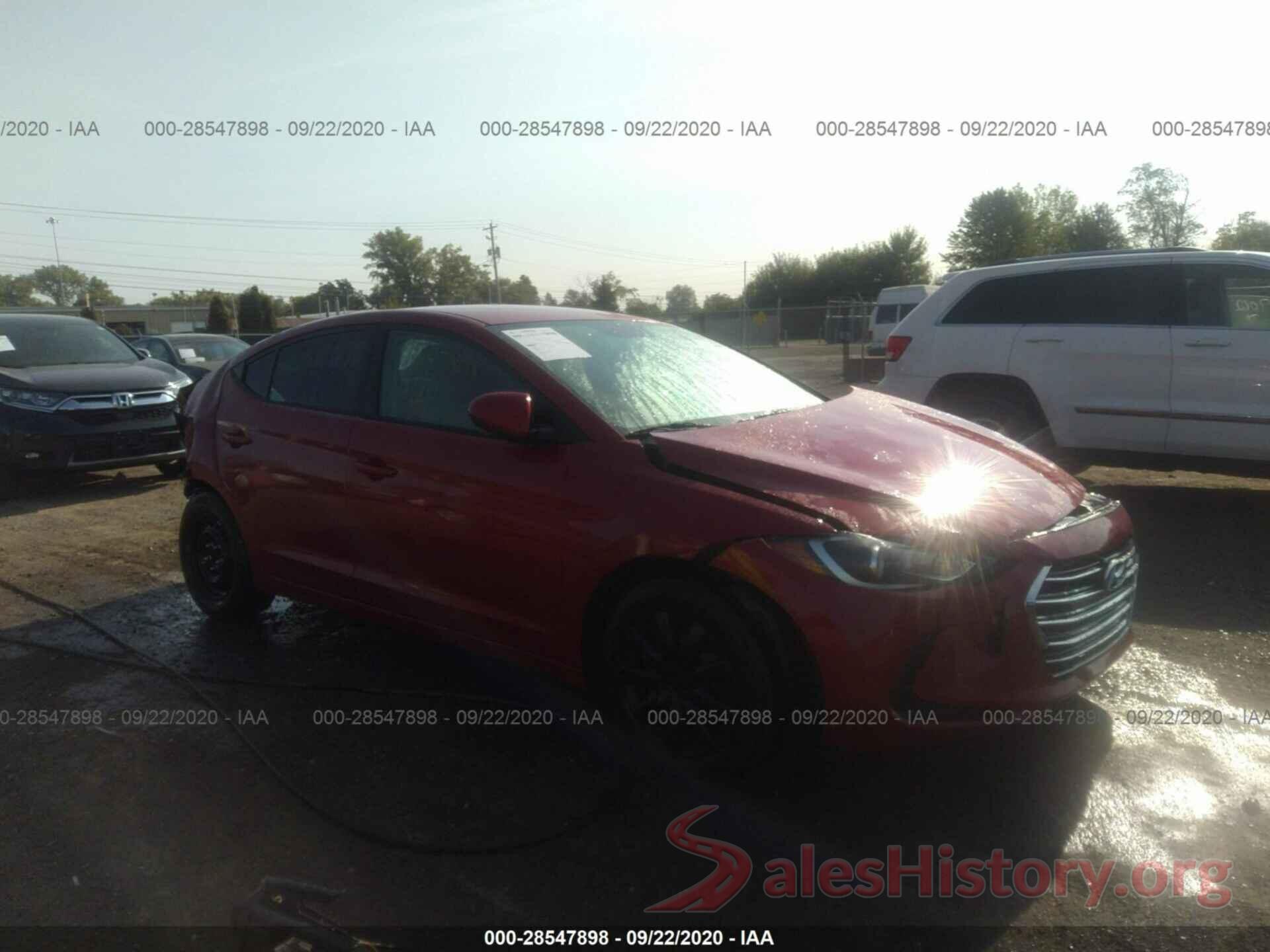 5NPD74LF4HH163270 2017 HYUNDAI ELANTRA