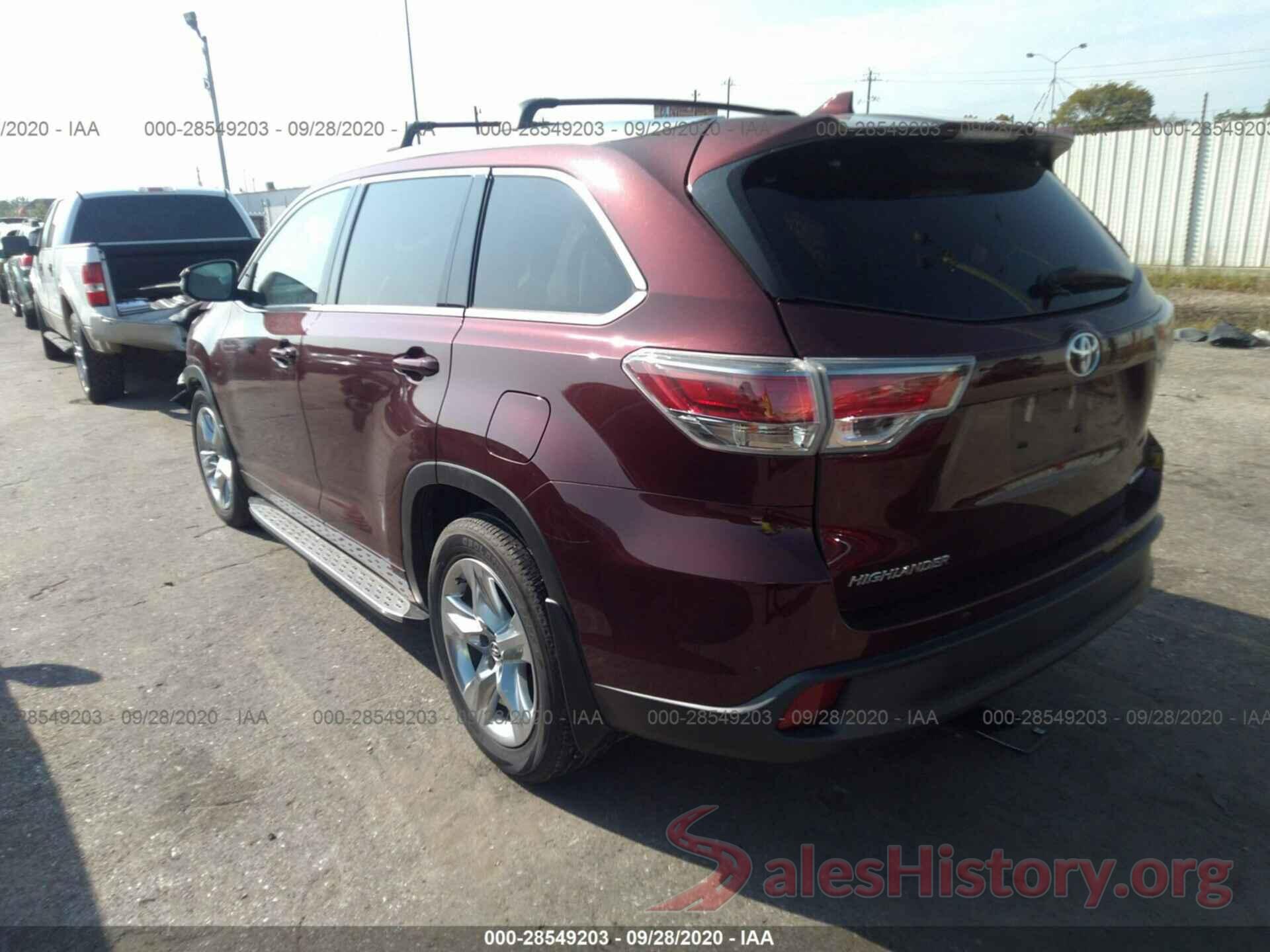 5TDYKRFH3GS164915 2016 TOYOTA HIGHLANDER