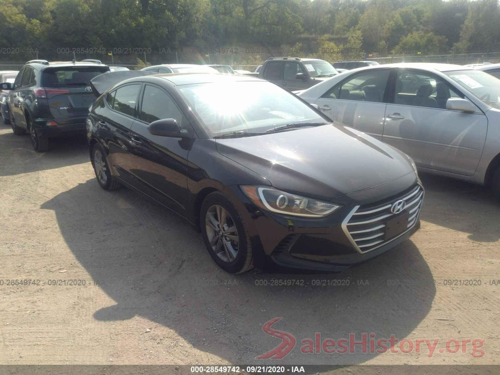 5NPD84LF2HH042637 2017 HYUNDAI ELANTRA