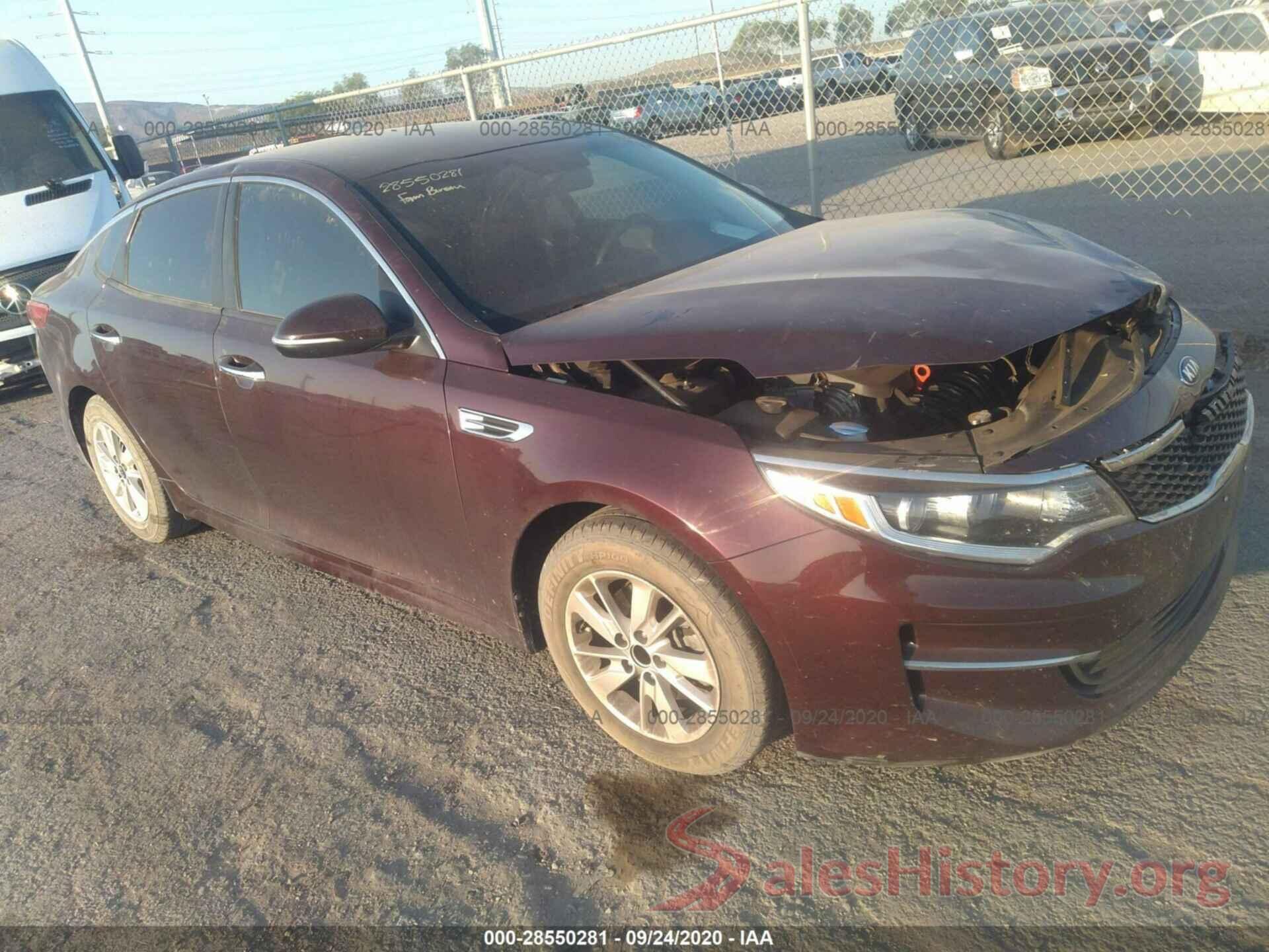 5XXGT4L38GG024879 2016 KIA OPTIMA