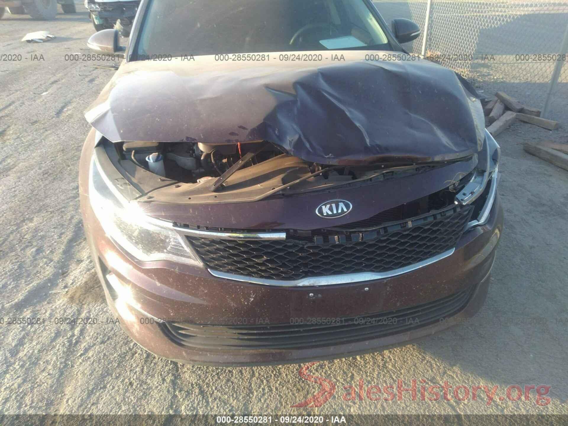 5XXGT4L38GG024879 2016 KIA OPTIMA