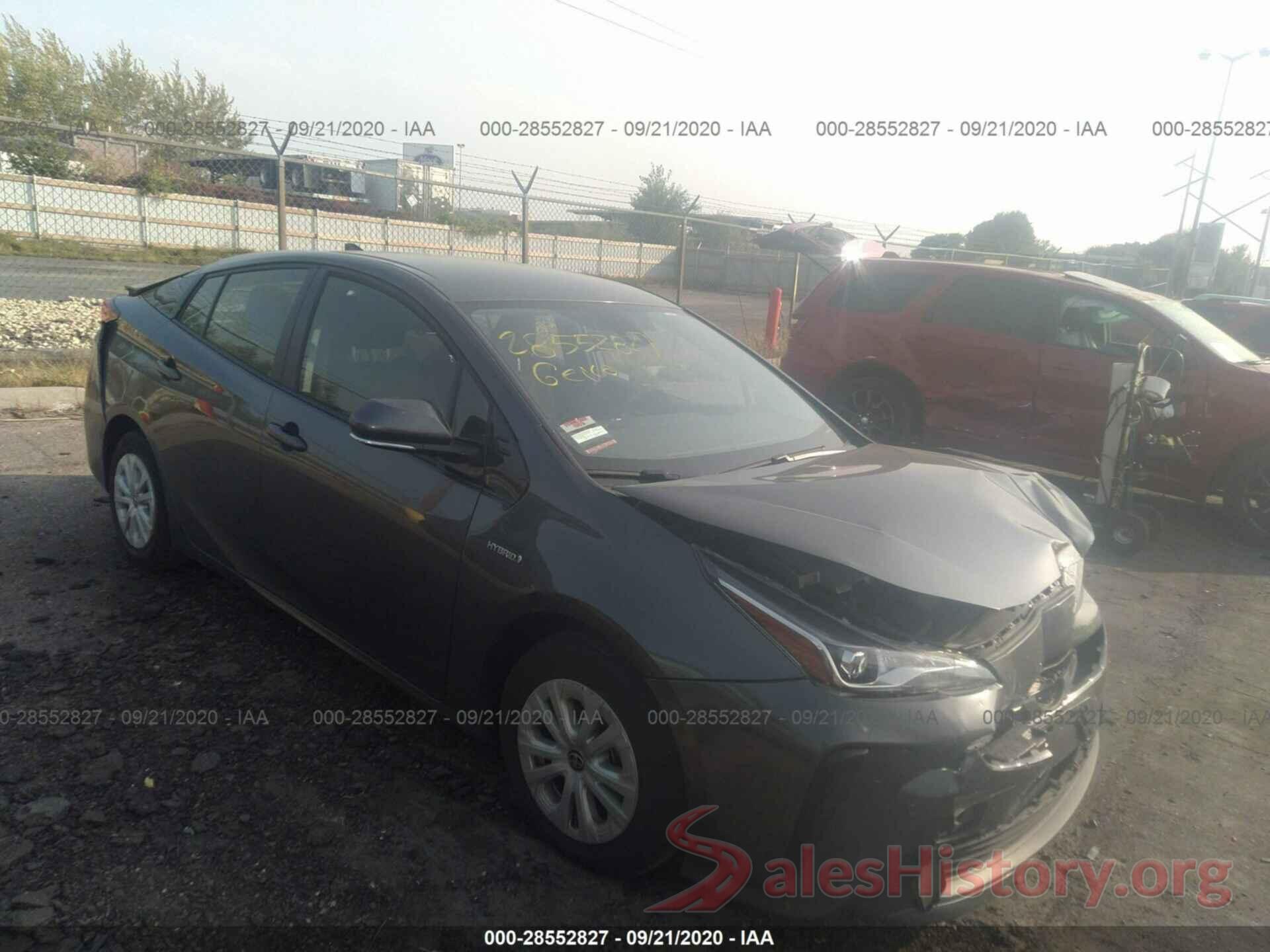 JTDKARFU4K3078285 2019 TOYOTA PRIUS