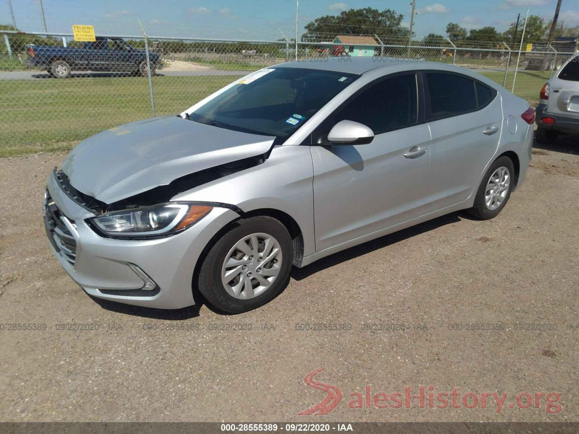 5NPD74LF9HH211071 2017 HYUNDAI ELANTRA