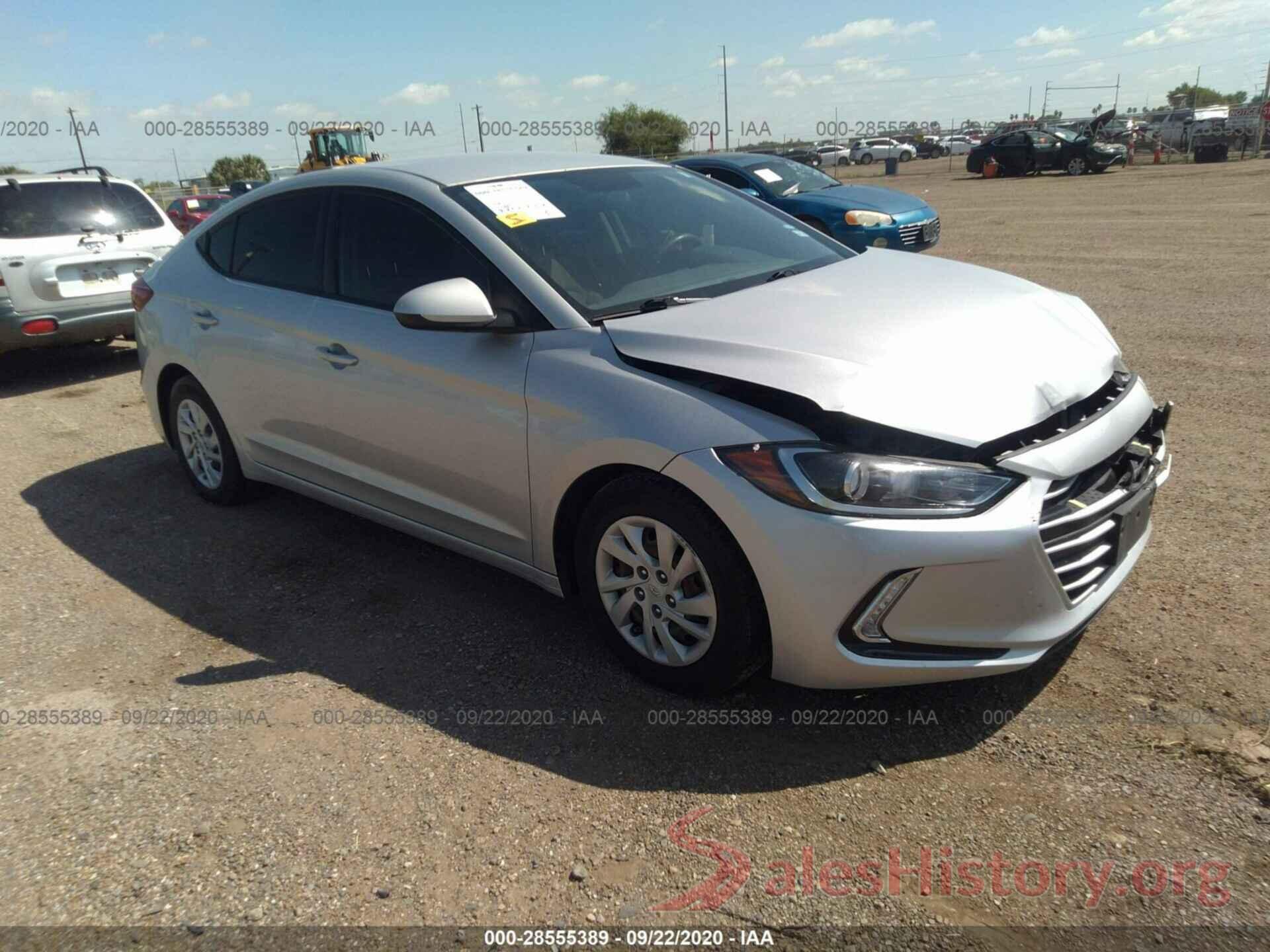 5NPD74LF9HH211071 2017 HYUNDAI ELANTRA