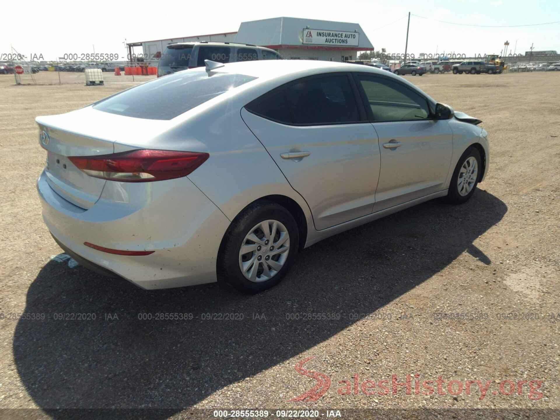 5NPD74LF9HH211071 2017 HYUNDAI ELANTRA