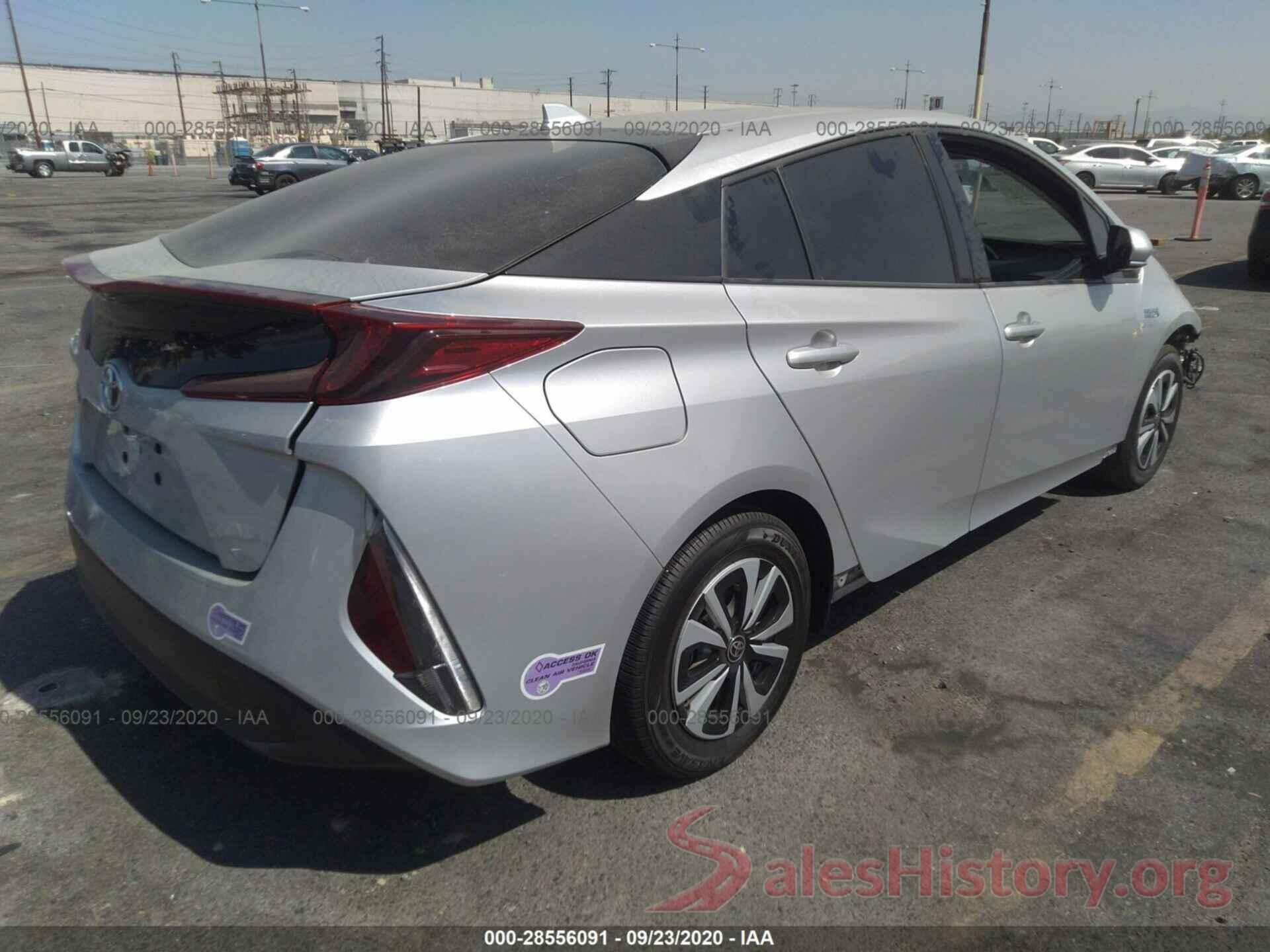 JTDKARFPXK3114748 2019 TOYOTA PRIUS PRIME