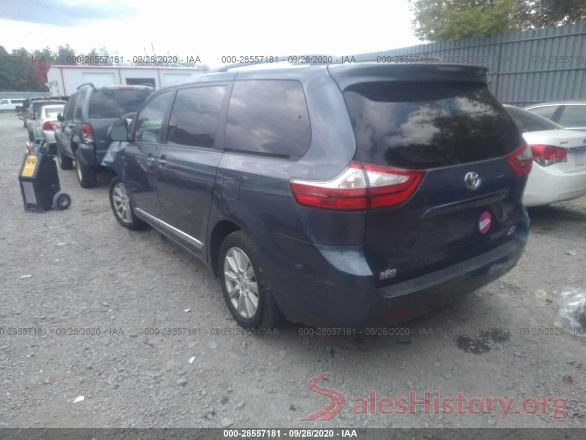 5TDDZ3DC7HS164321 2017 TOYOTA SIENNA